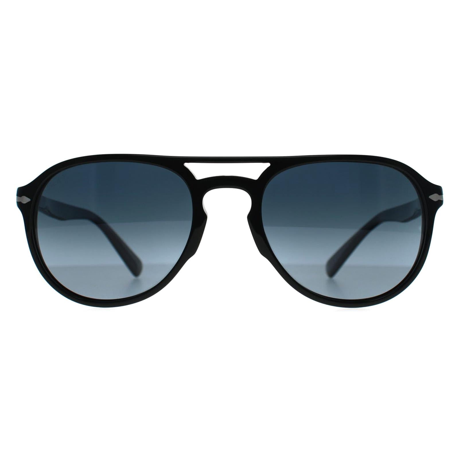 Persol PO3235S Unisex Black Sunglasses