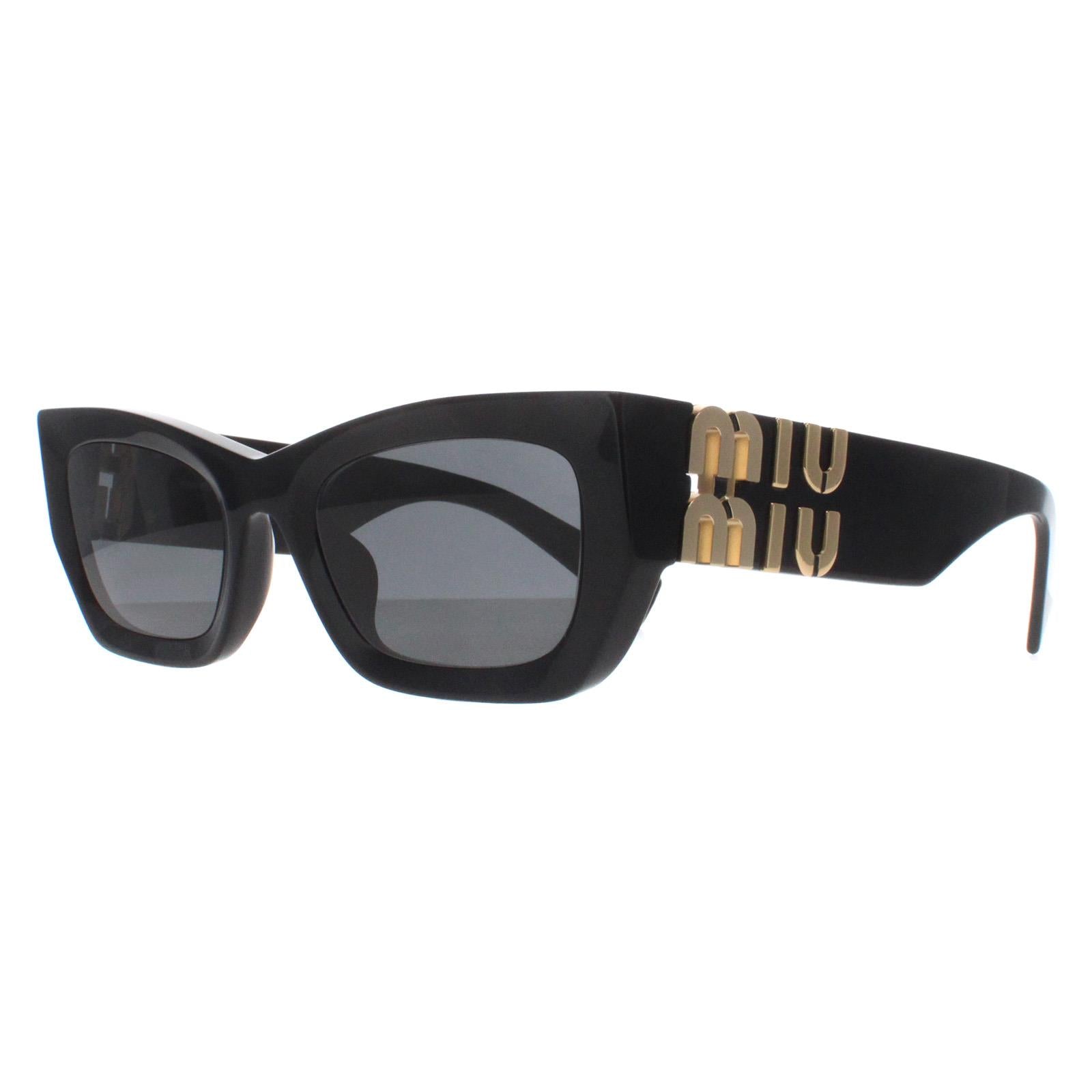 Miu Miu MU09WS Womens Black Sunglasses
