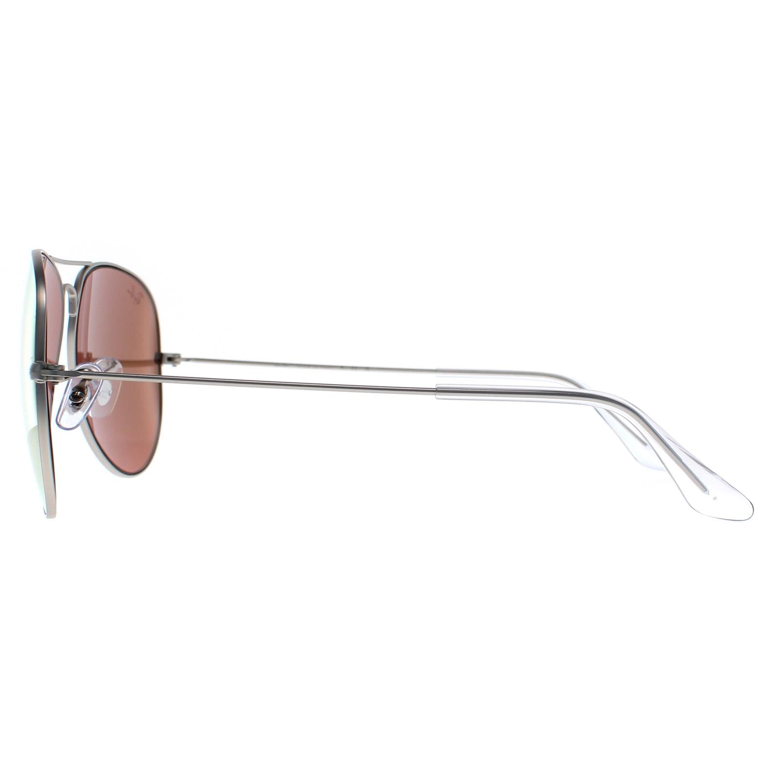 Ray-Ban Aviator 3025 Unisex Silver Sunglasses