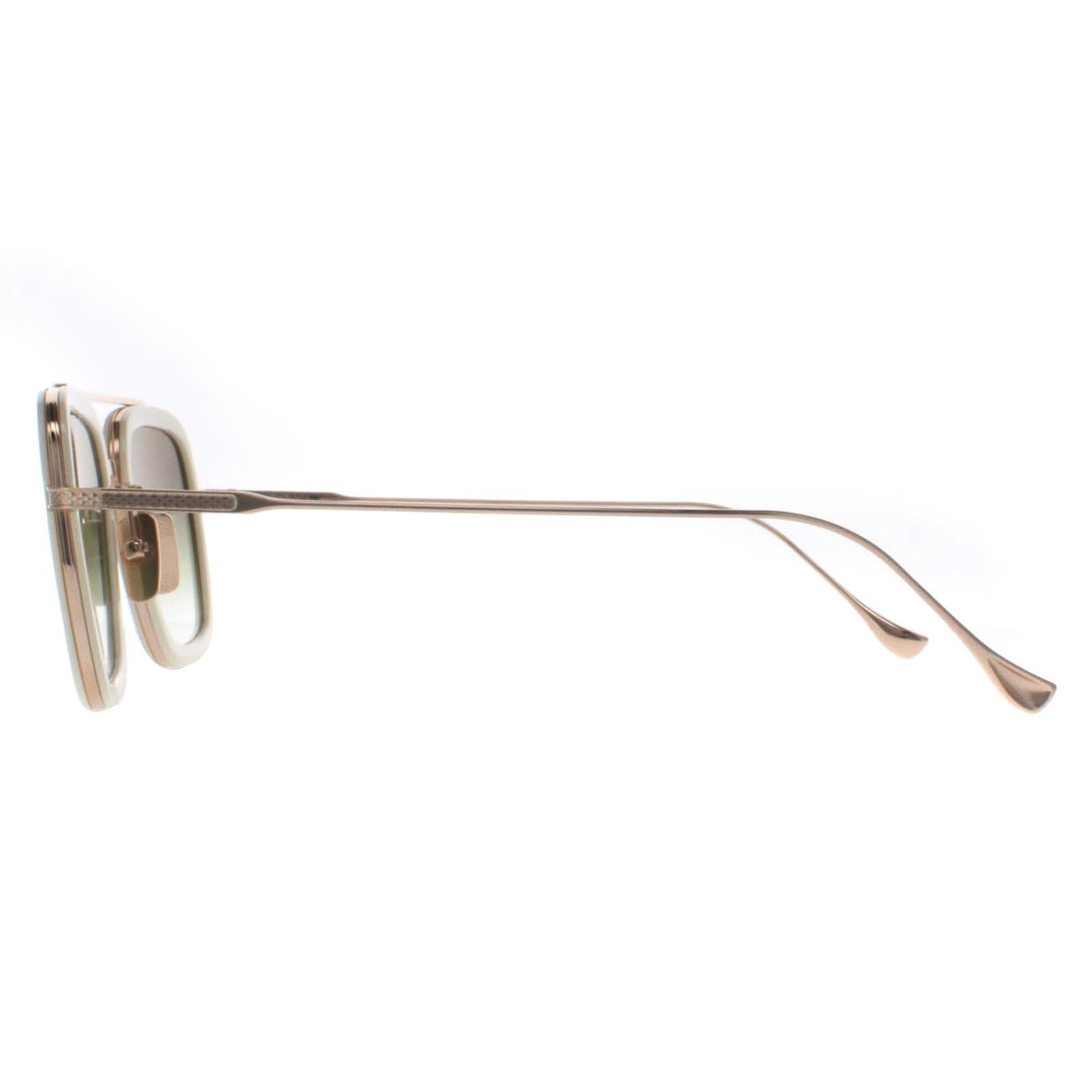 Dita Flight 006 Unisex Gold Sunglasses