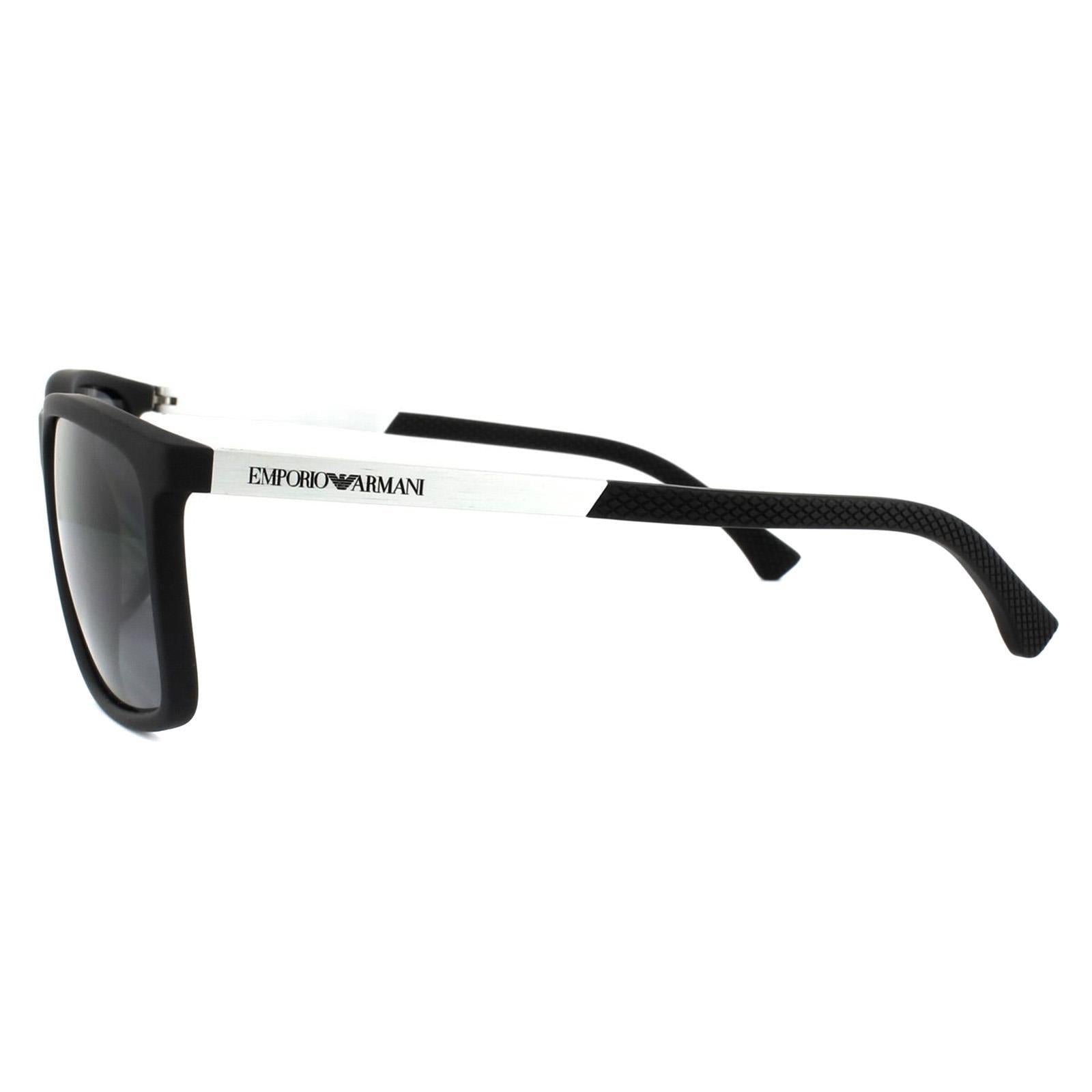 Emporio Armani 4058 Mens Black Sunglasses