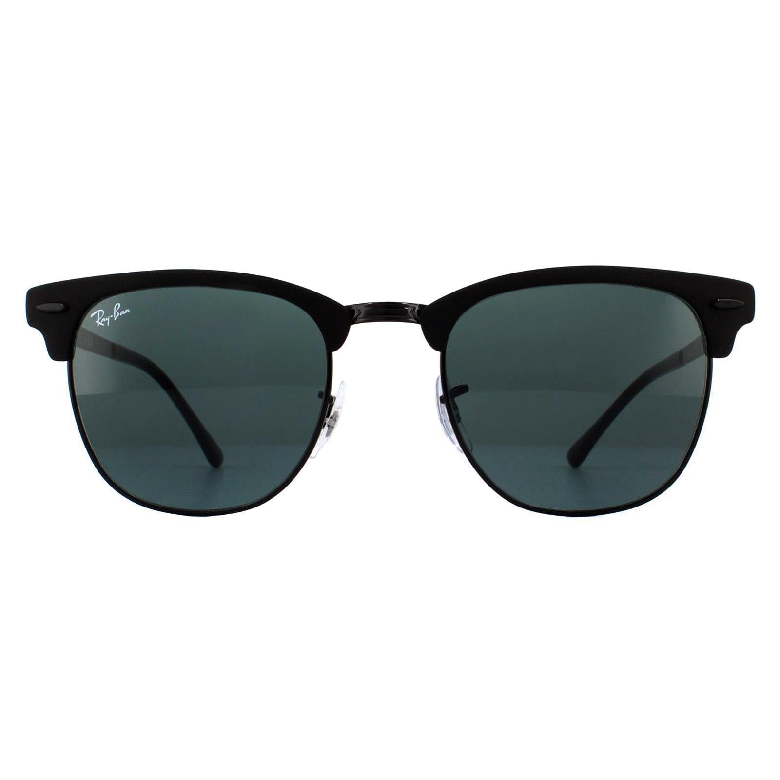 Ray-Ban Clubmaster Metal RB3716 Unisex Black Sunglasses
