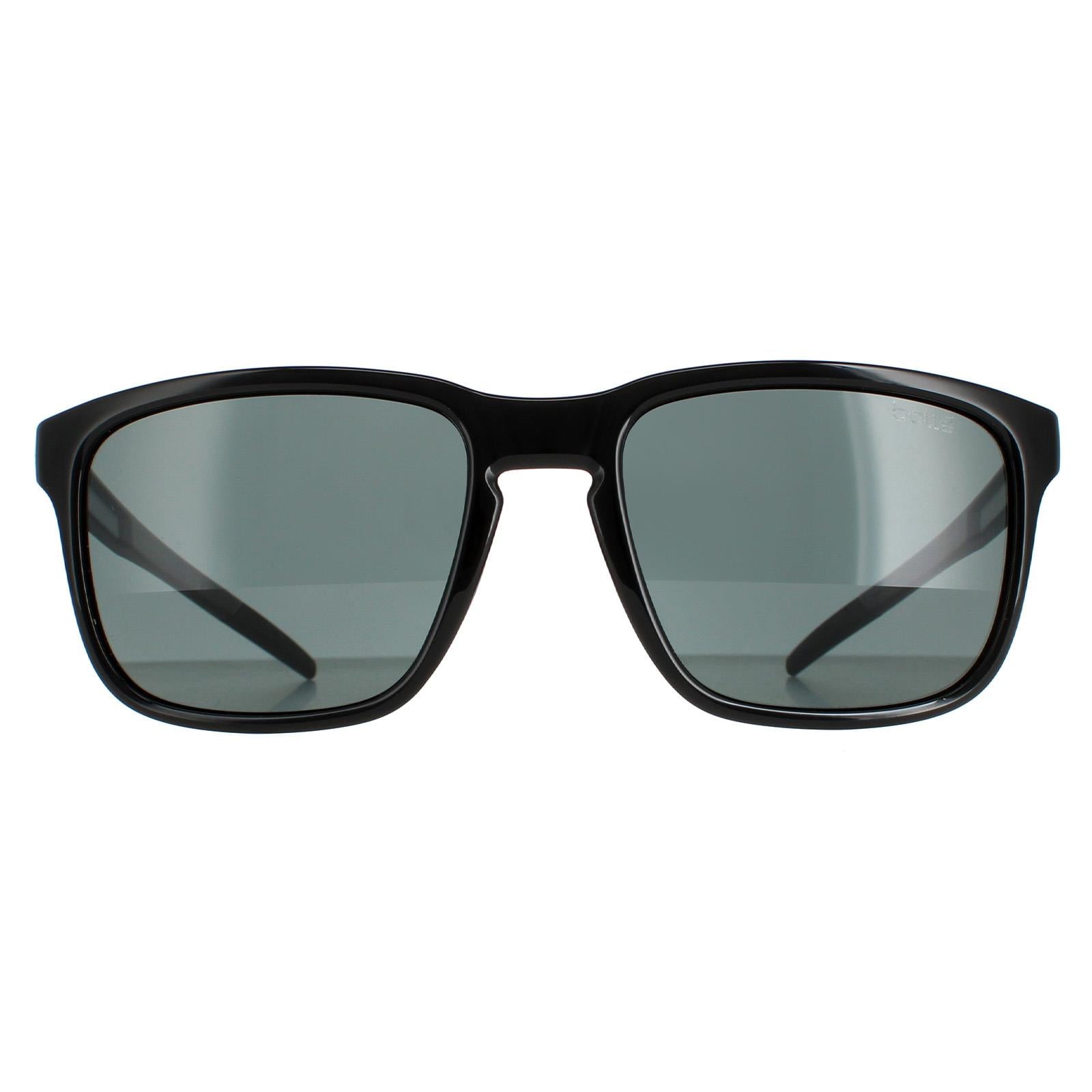 Bolle Score Unisex Black Sunglasses