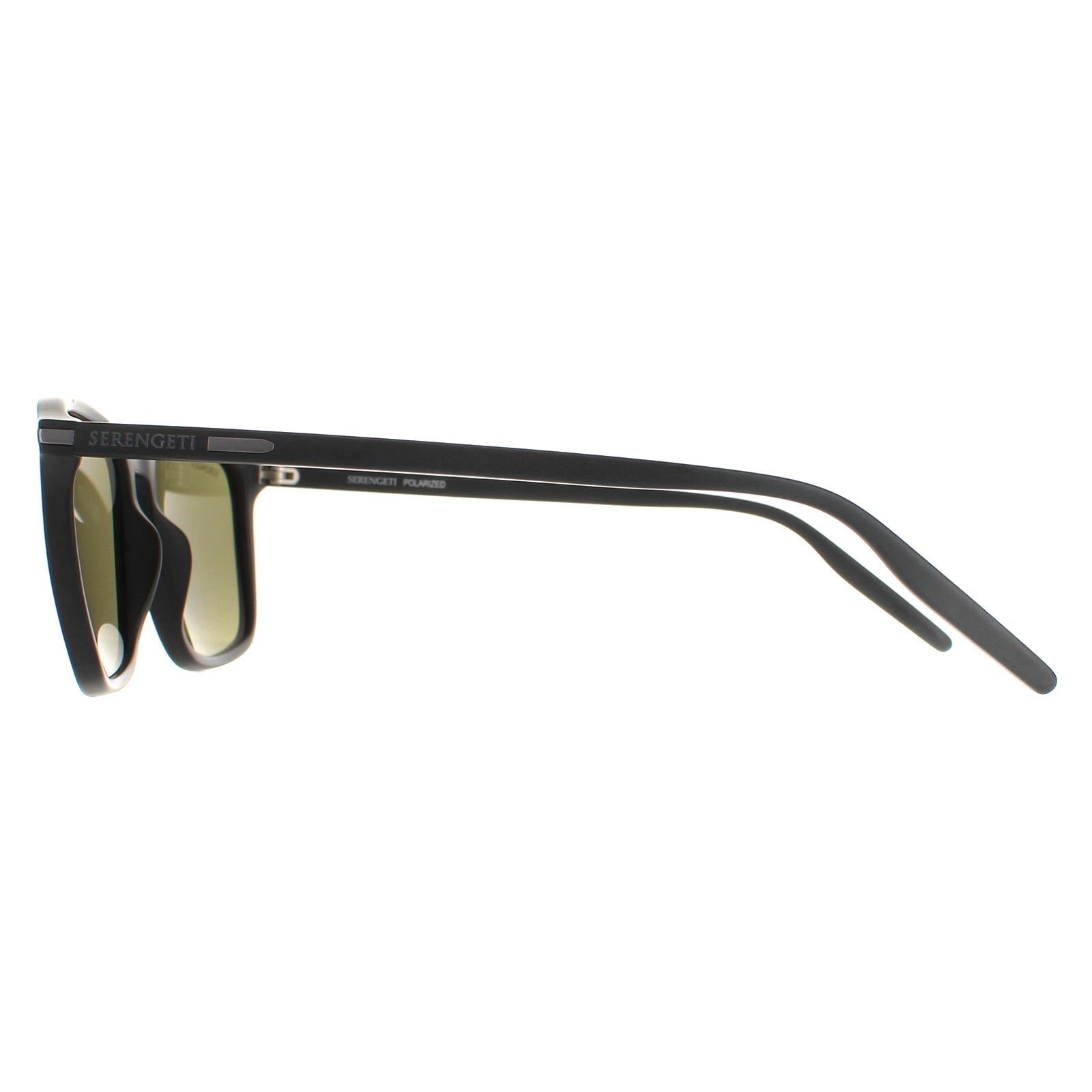 Serengeti Lenwood Mens Black Sunglasses
