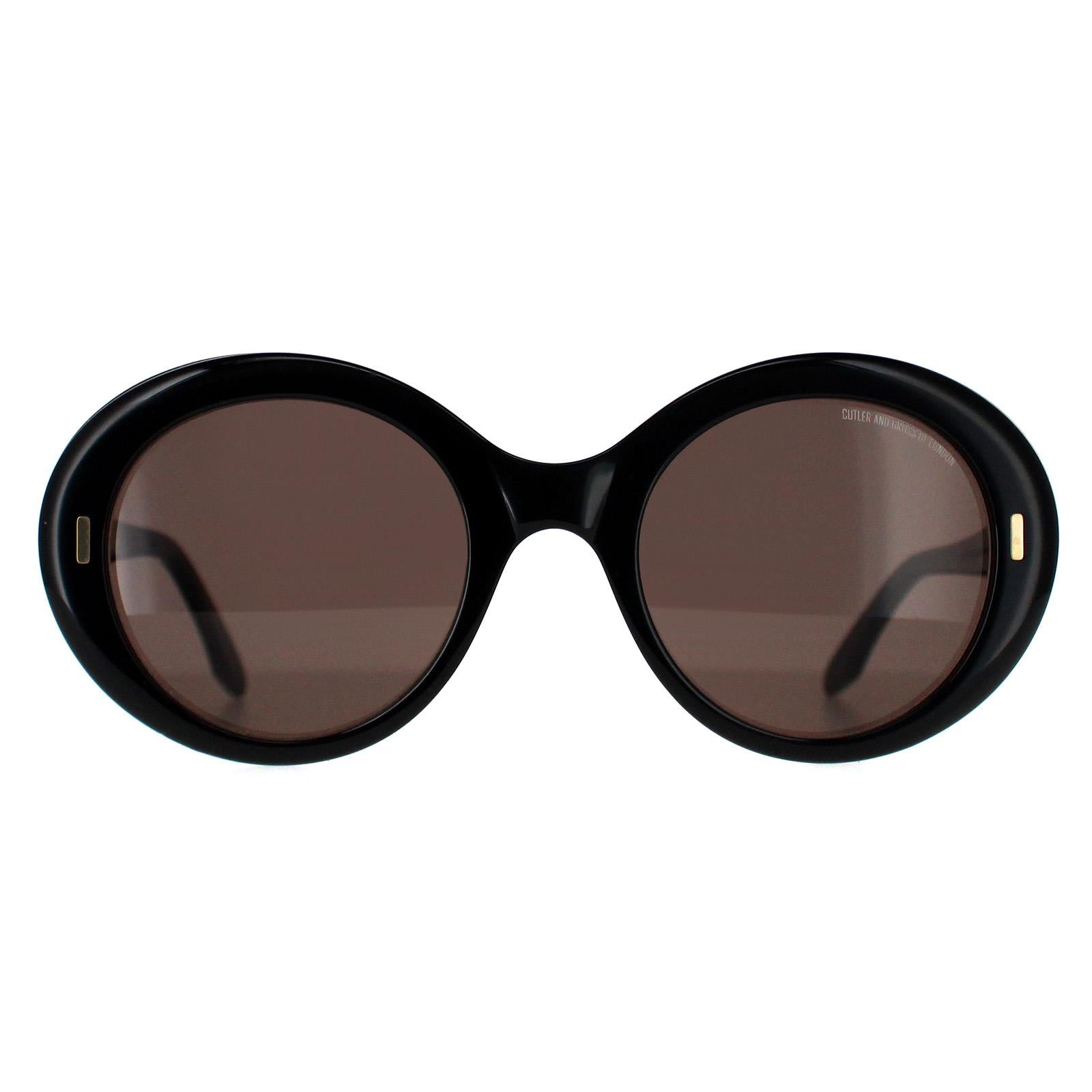 Cutler and Gross 1327 Womens Black Sunglasses
