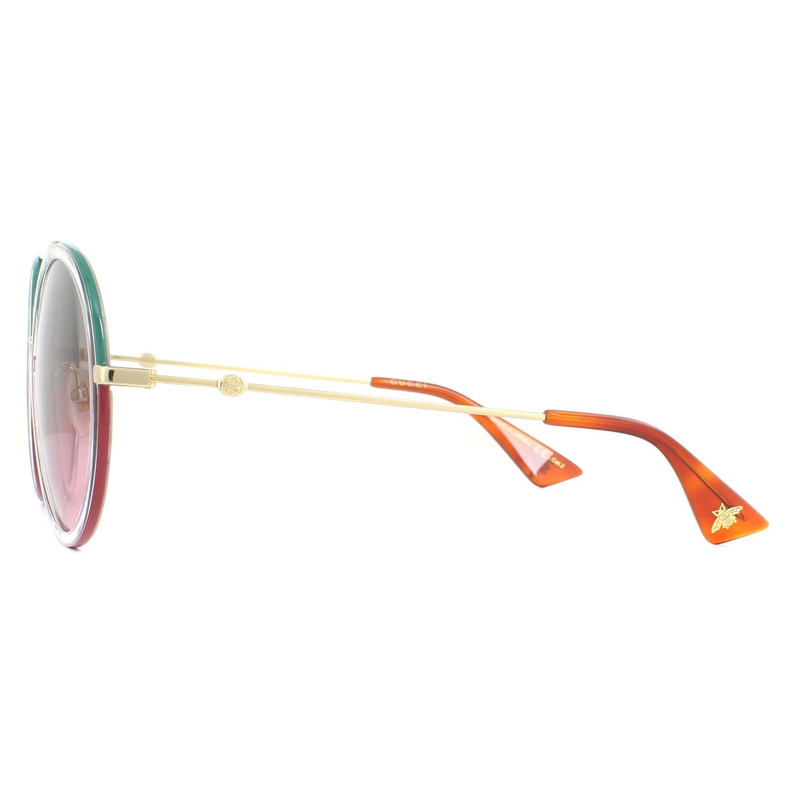 Gucci GG0061S Womens Gold Sunglasses