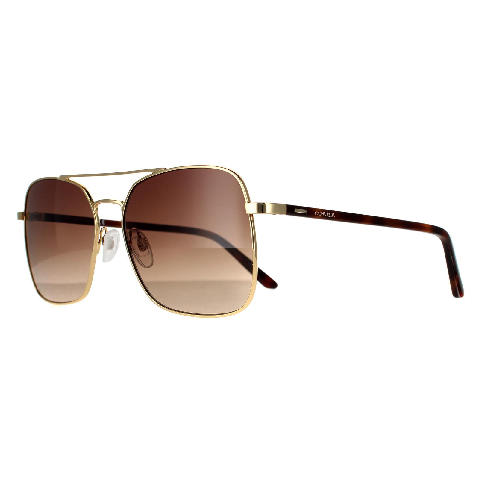 Calvin Klein CK21305S  Gold Sunglasses