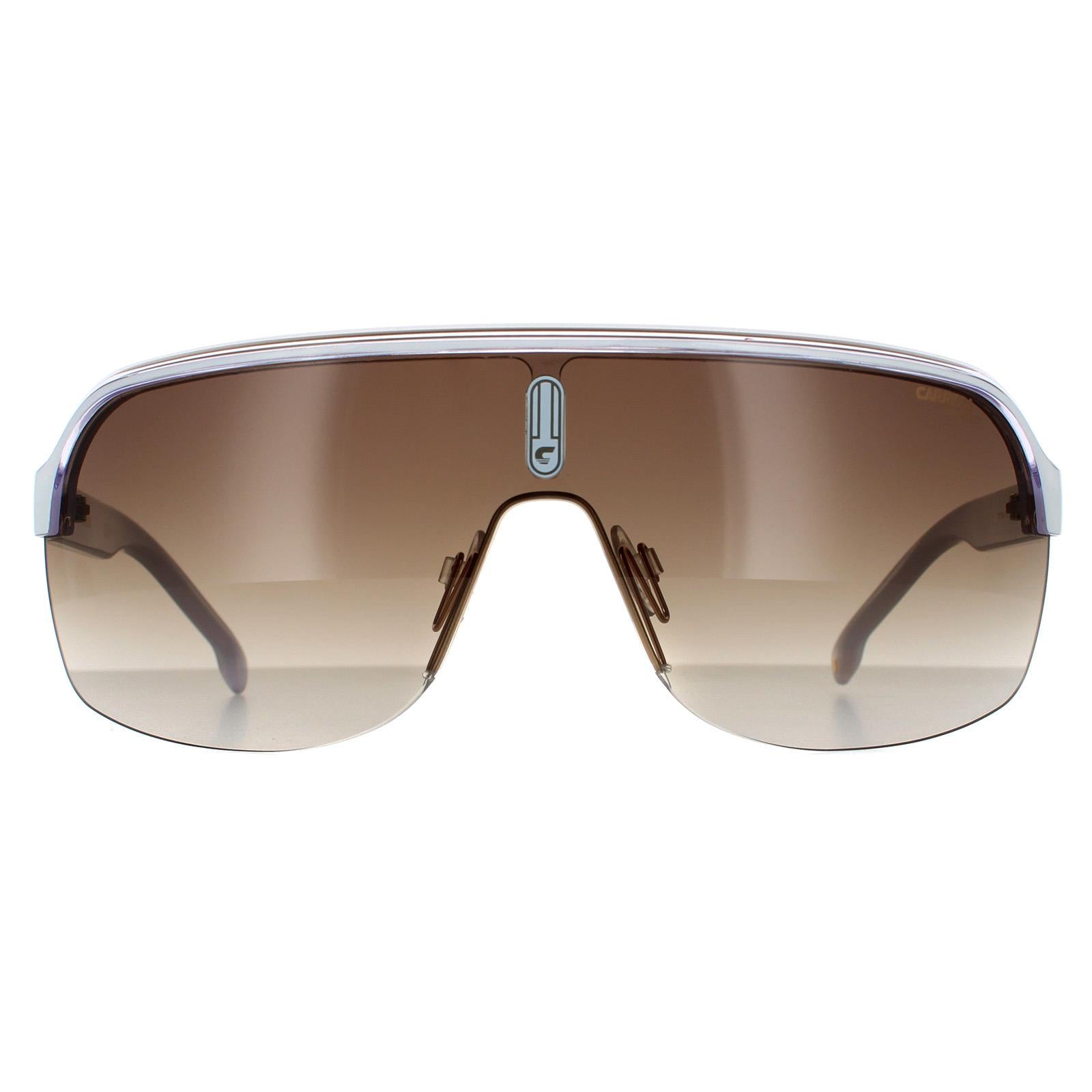 Carrera Topcar 1/N Unisex White Sunglasses