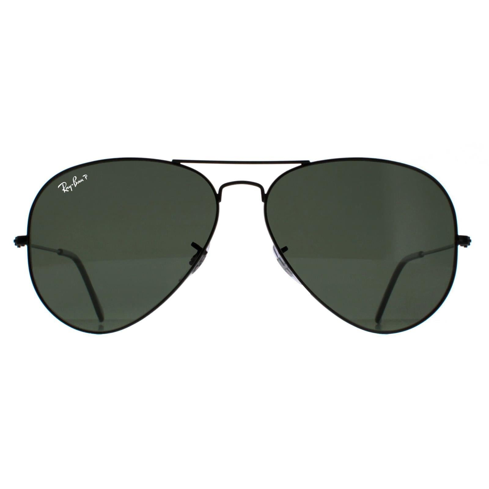 Ray-Ban Aviator 3025 Unisex Black Sunglasses