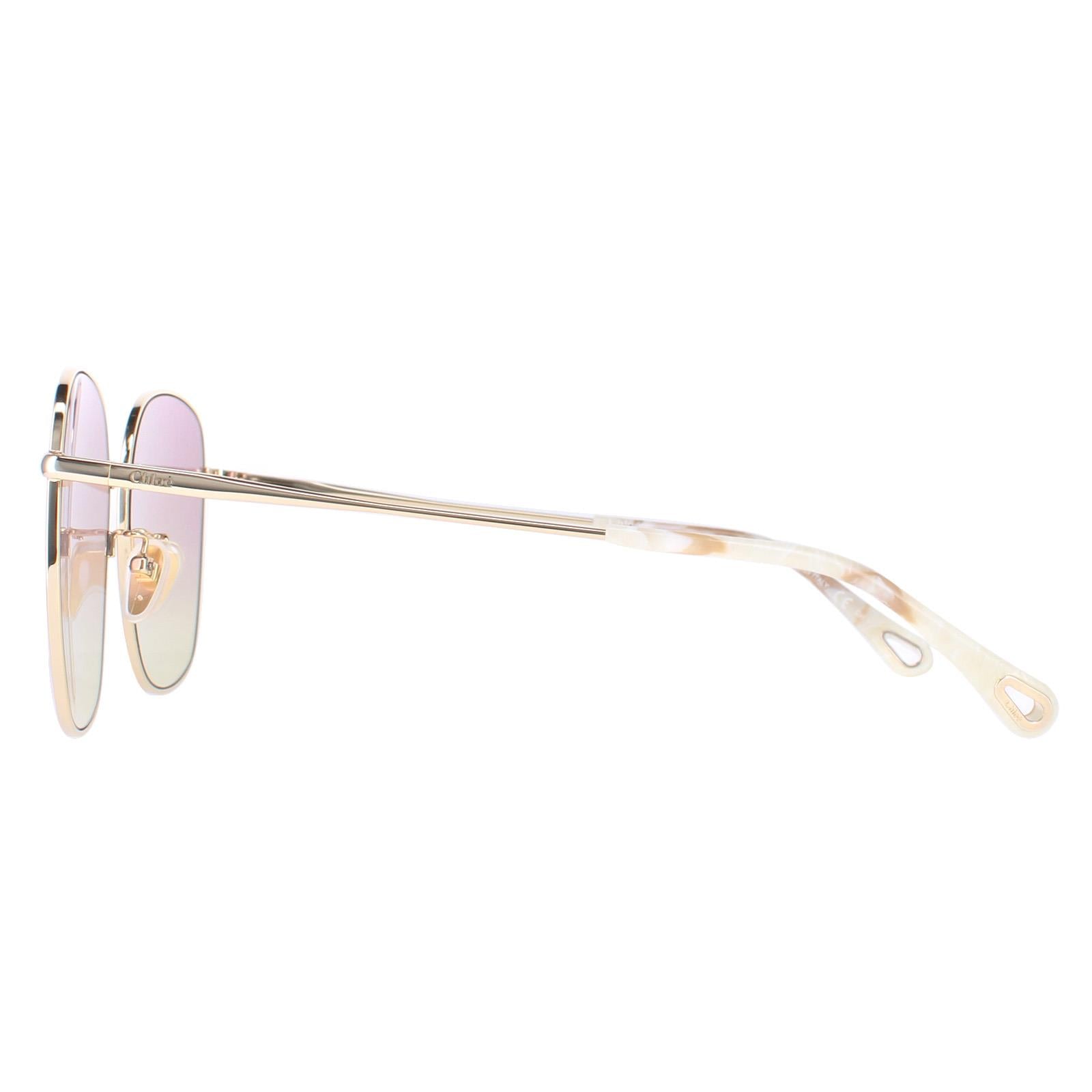 Chloe CH0076SK Womens Gold Sunglasses