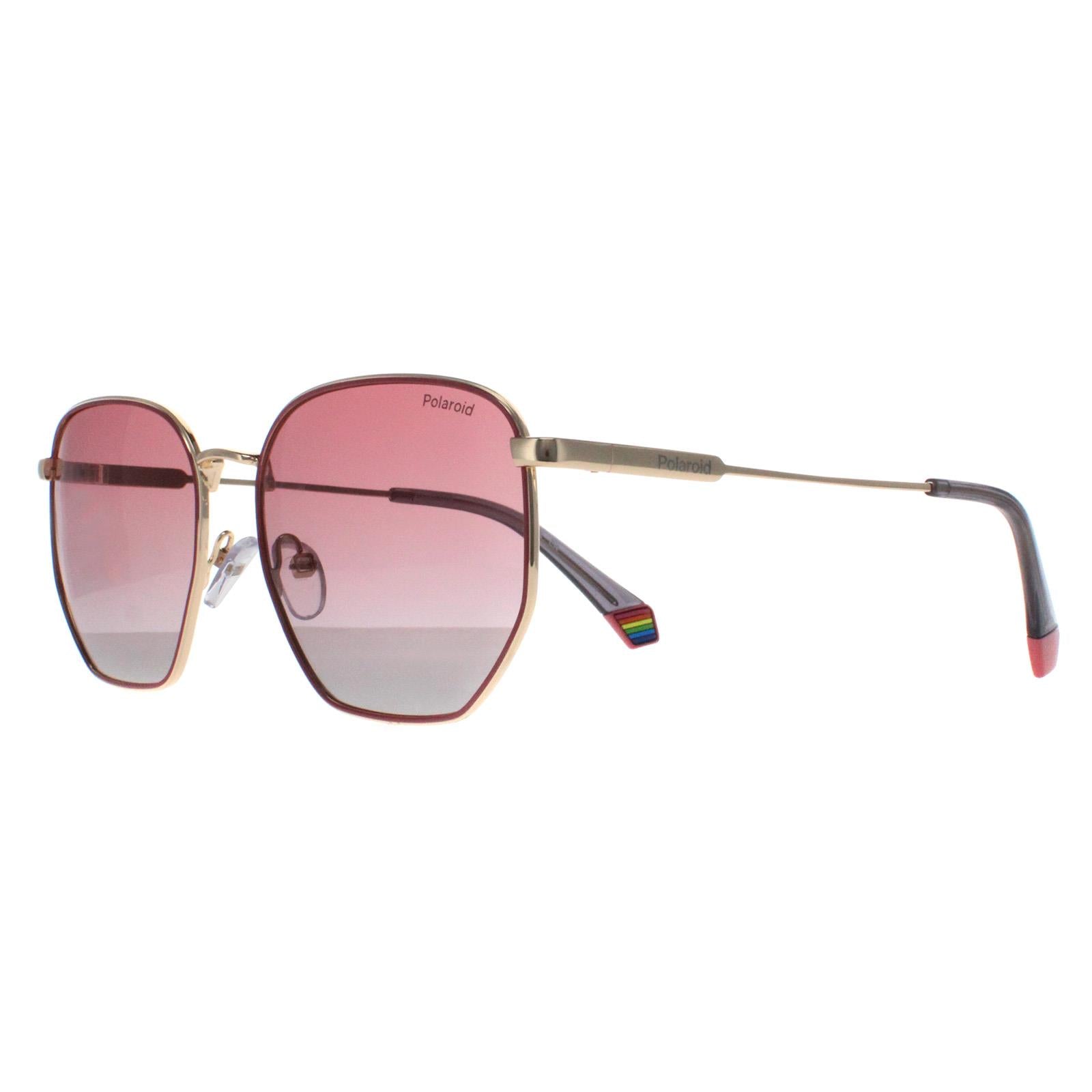 Polaroid PLD 6214/S/X Unisex Gold Sunglasses
