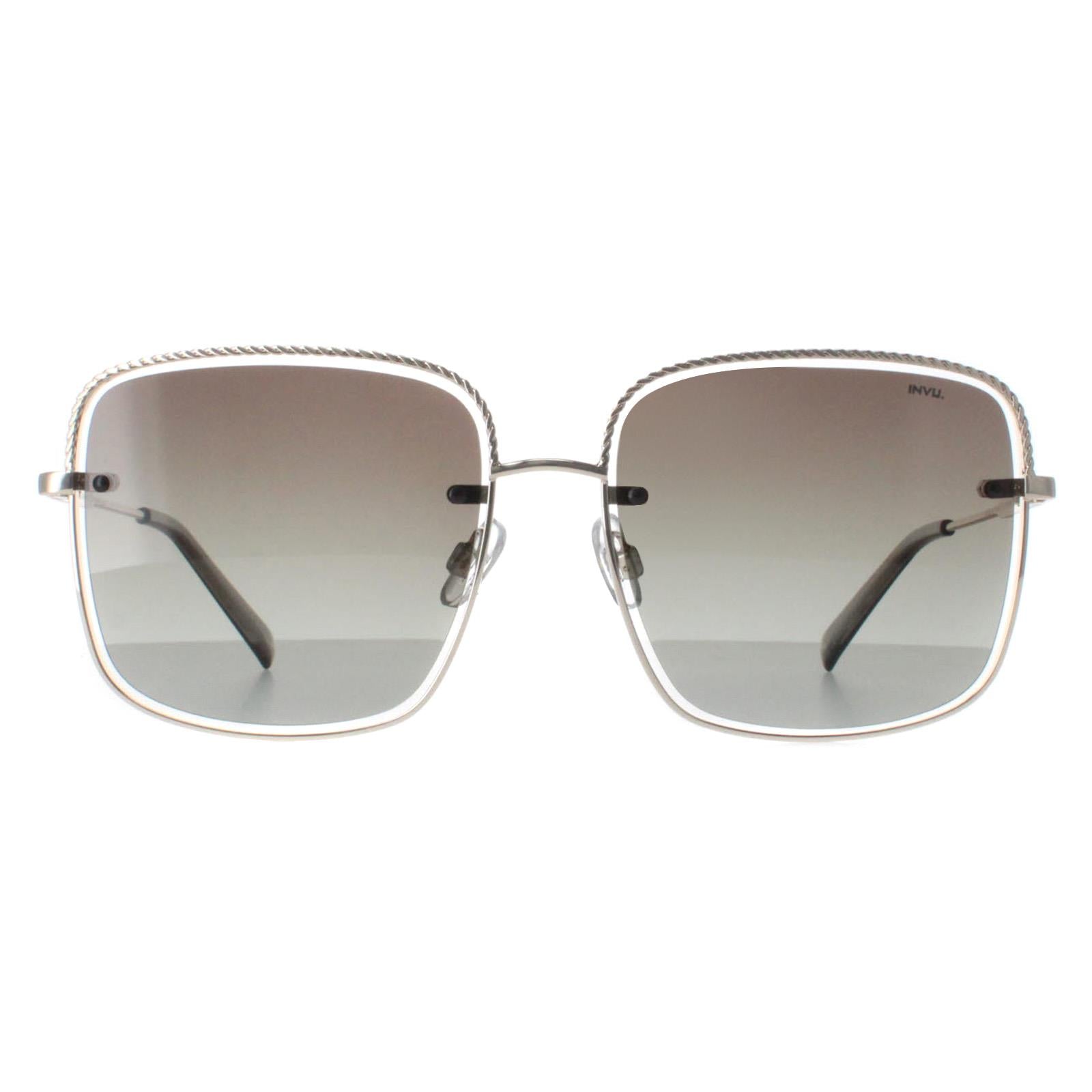 INVU B1112 Womens Gold Sunglasses