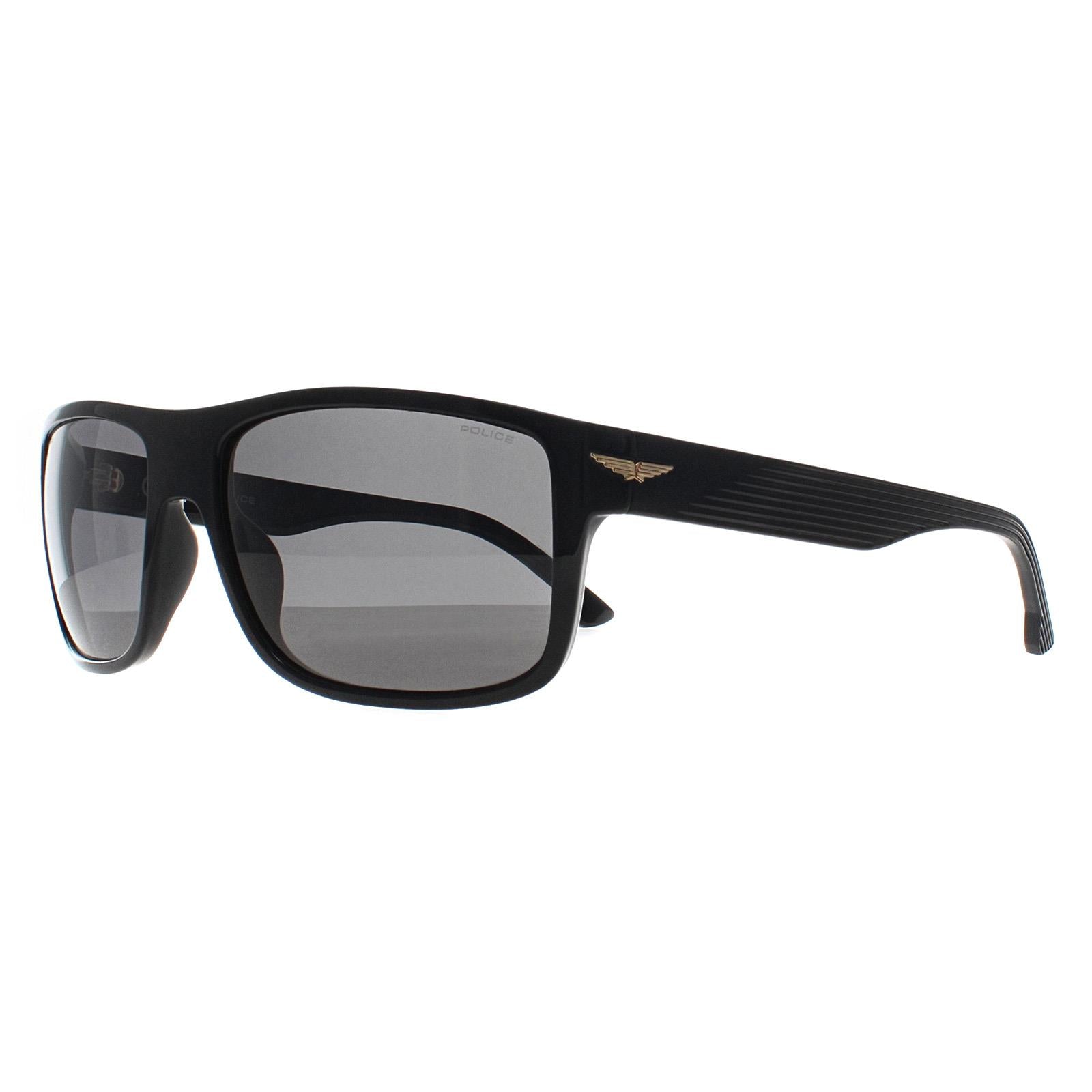 Police SPLB39E Tailwind 4 Mens Black Sunglasses