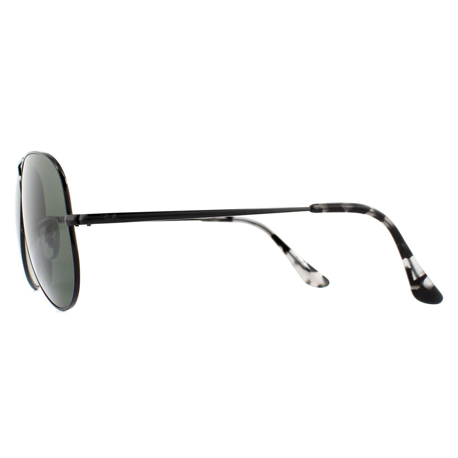 Ray-Ban Aviator Metal II RB3689 Unisex Erwachsene Black Sunglasses