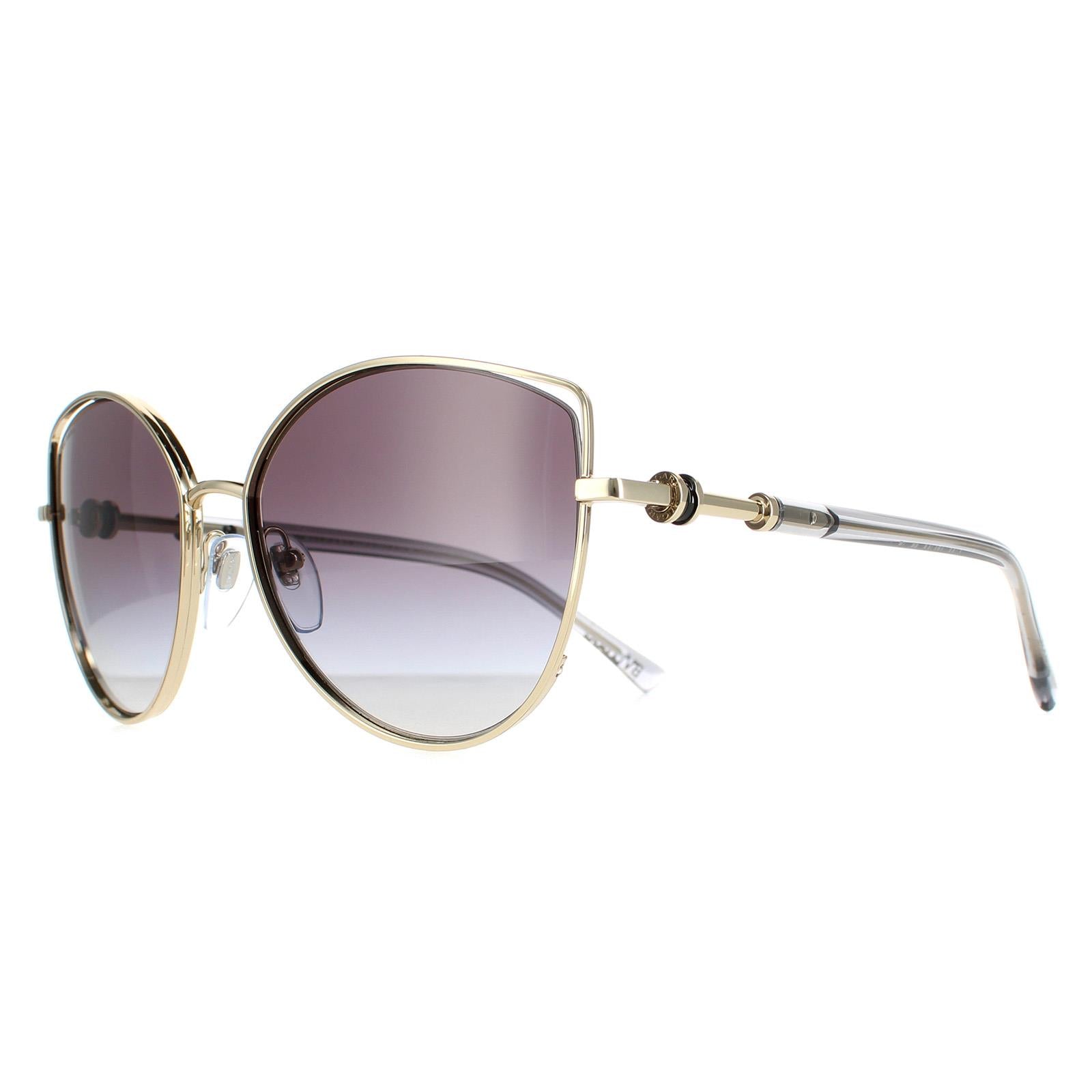 Bvlgari BV6168 Womens Gold Sunglasses