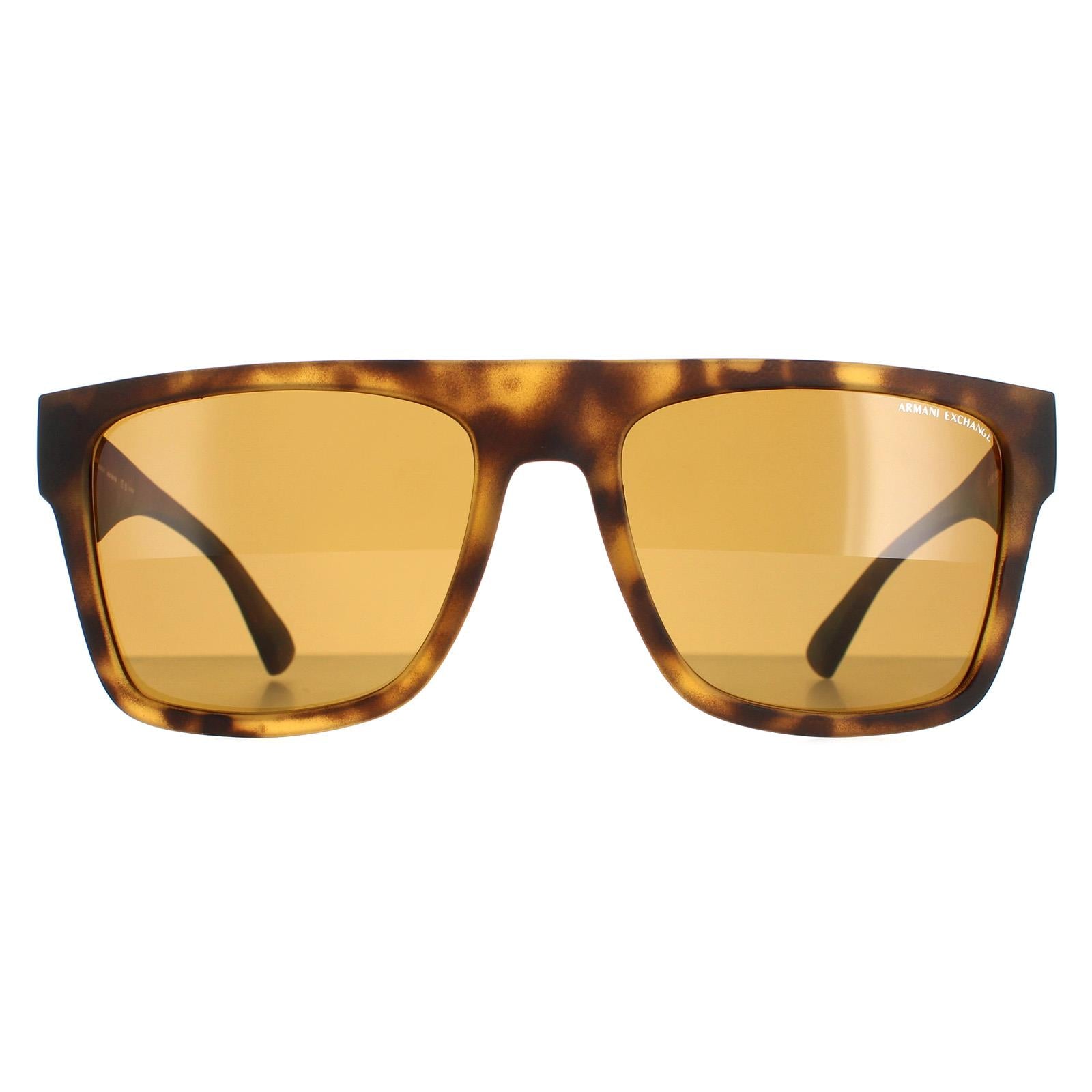 Armani Exchange AX4113S Mens Brown Sunglasses