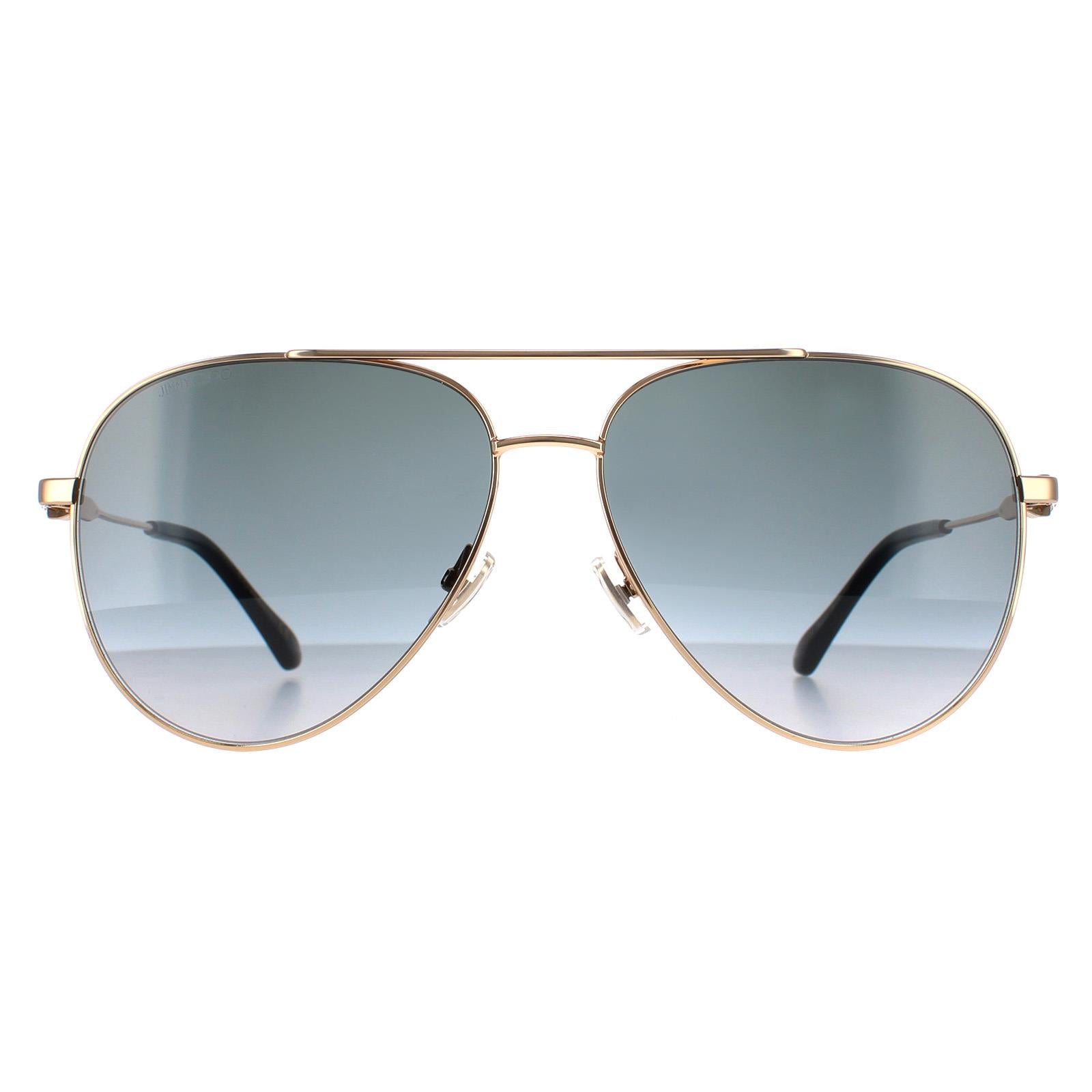 Jimmy Choo OLLY/S Womens Gold Sunglasses