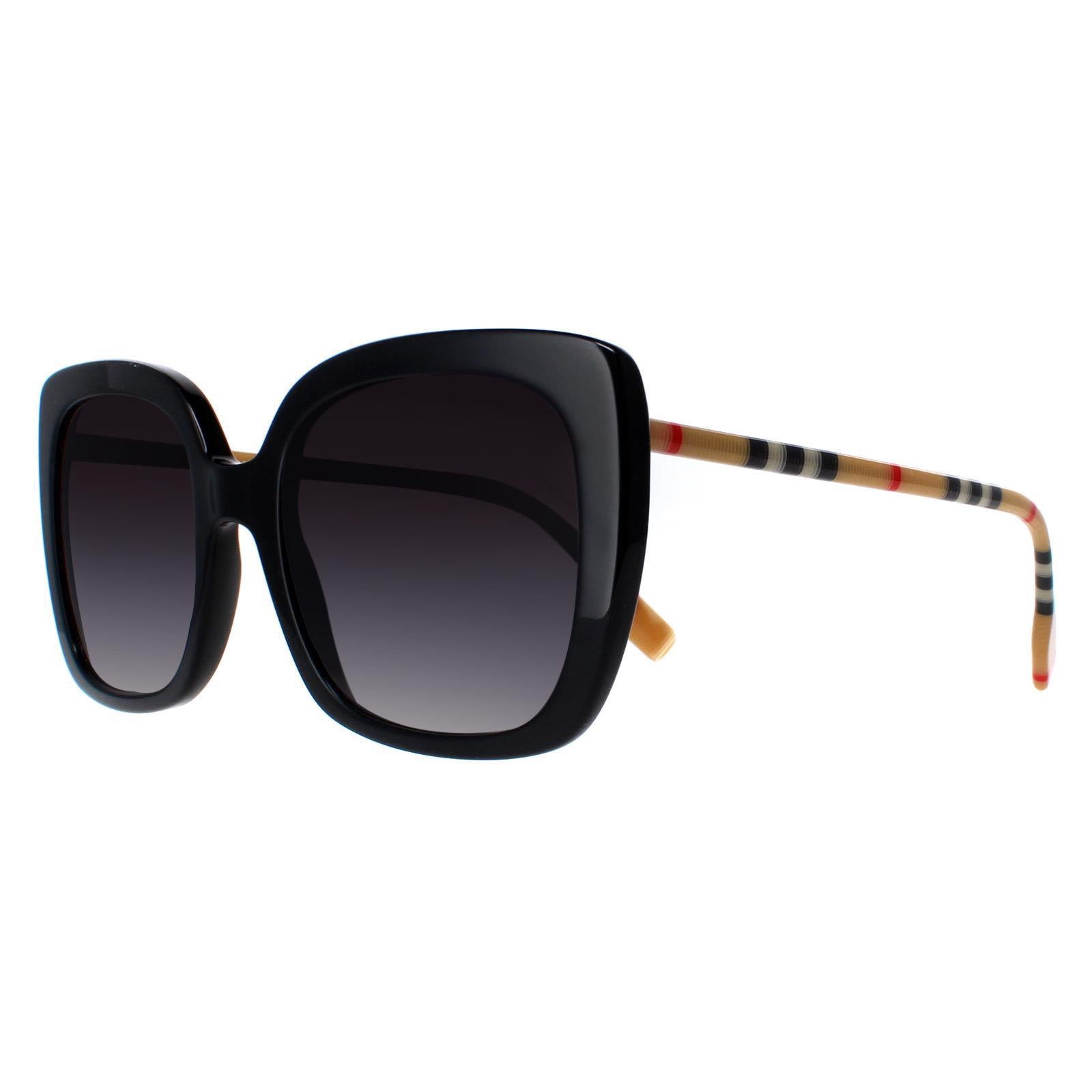 Burberry BE4323 Womens Black Sunglasses