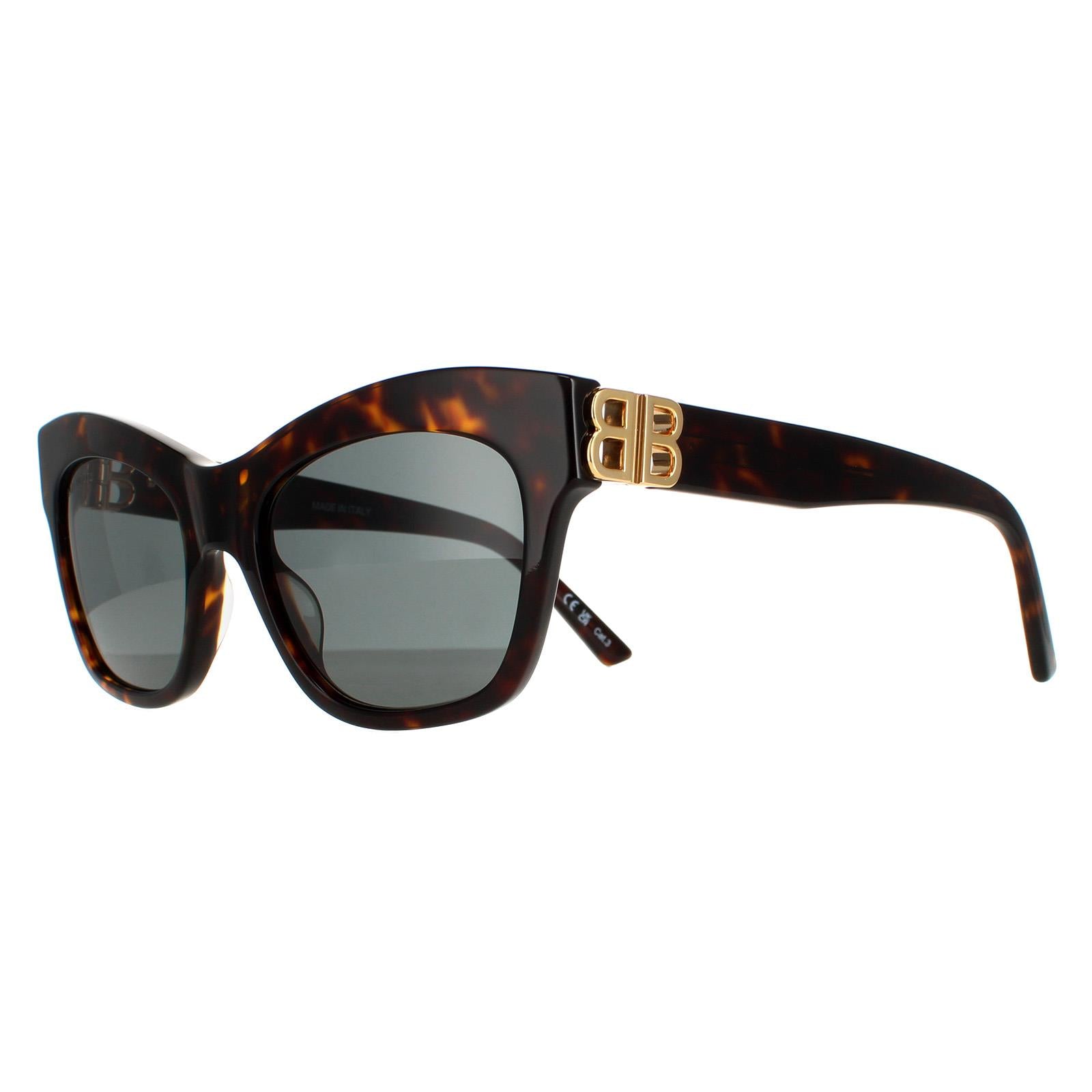 Balenciaga BB0132S Womens Brown Sunglasses