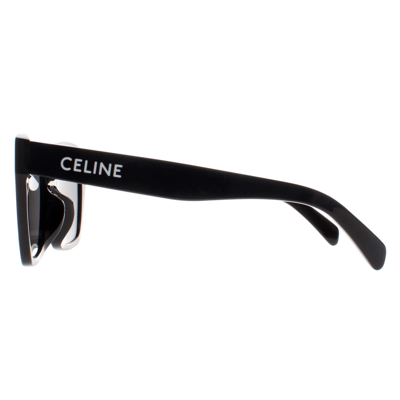 Celine Monochroms CL40198F Womens Black Sunglasses