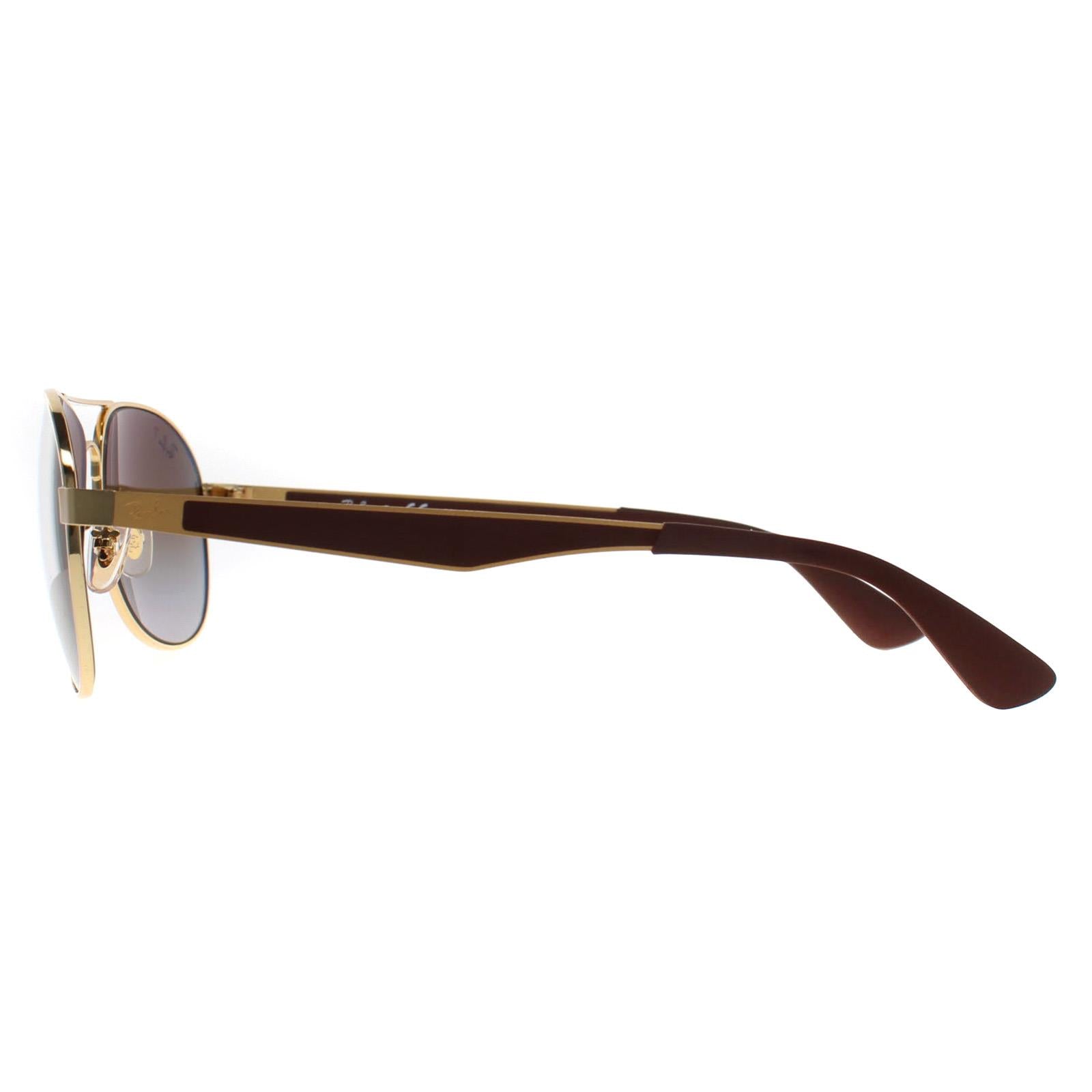Ray-Ban RB3549 Unisex Gold Sunglasses