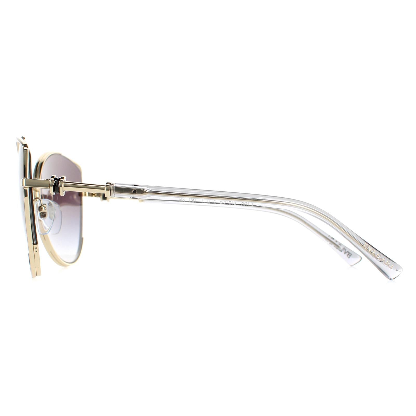 Bvlgari BV6168 Womens Gold Sunglasses