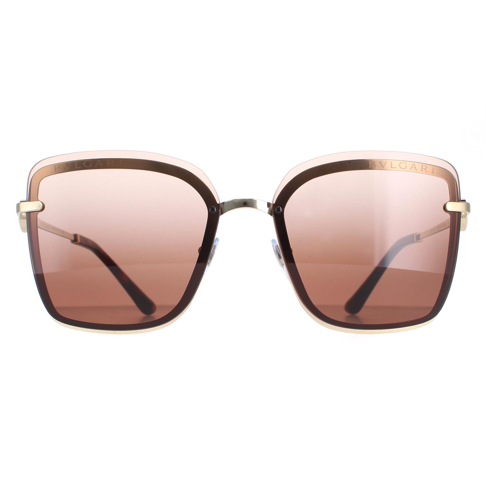 Bvlgari BV6151B Womens Gold Sunglasses