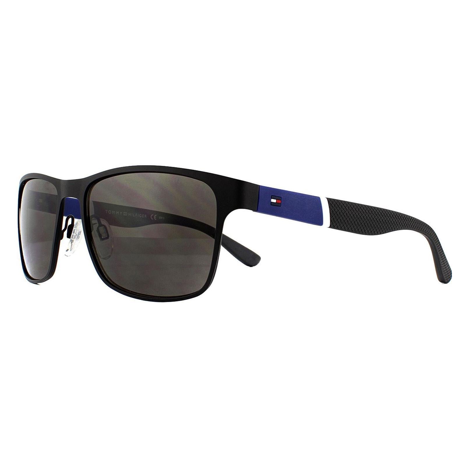 Tommy Hilfiger TH 1283/S Mens Black Sunglasses