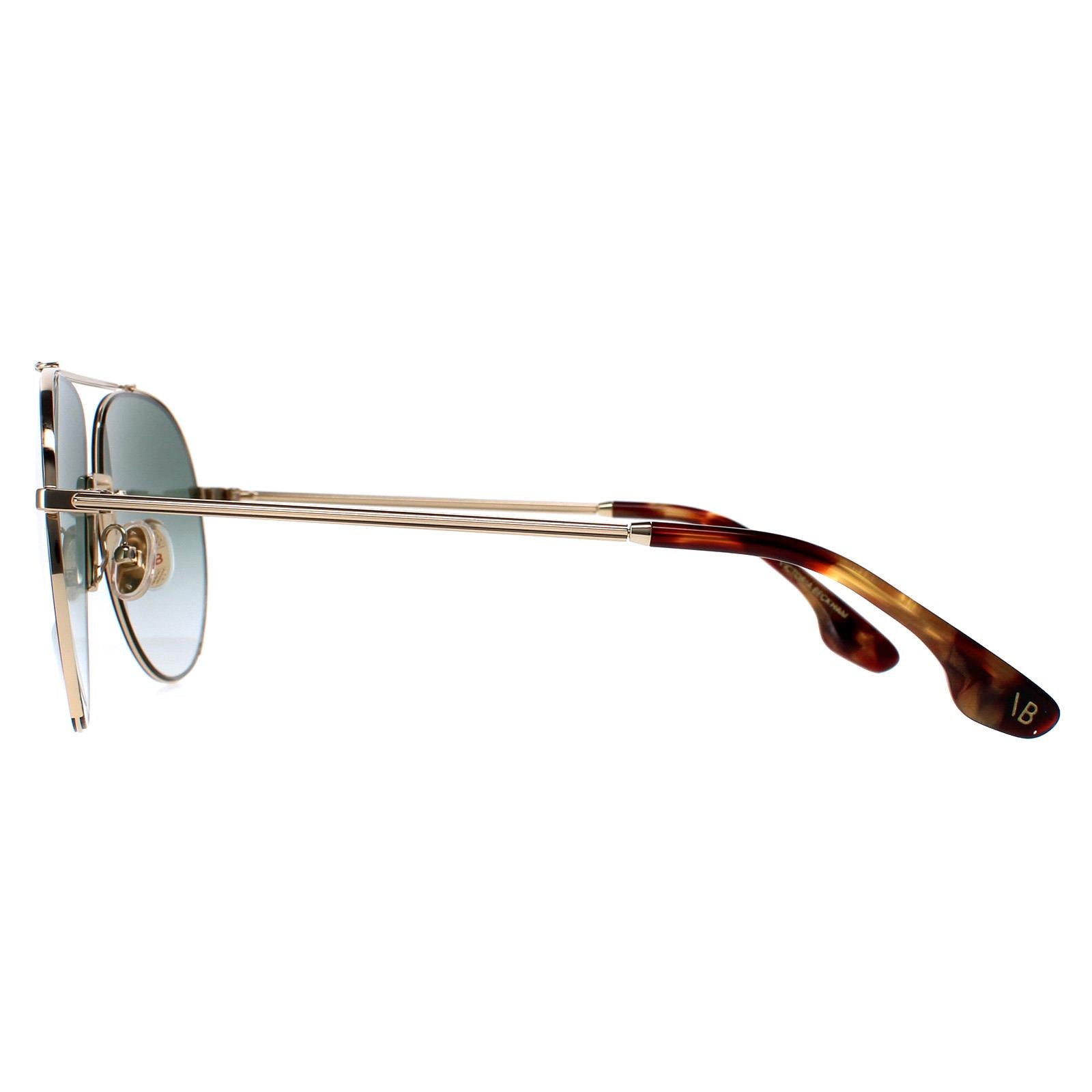 Victoria Beckham VB213S Womens Gold Sunglasses
