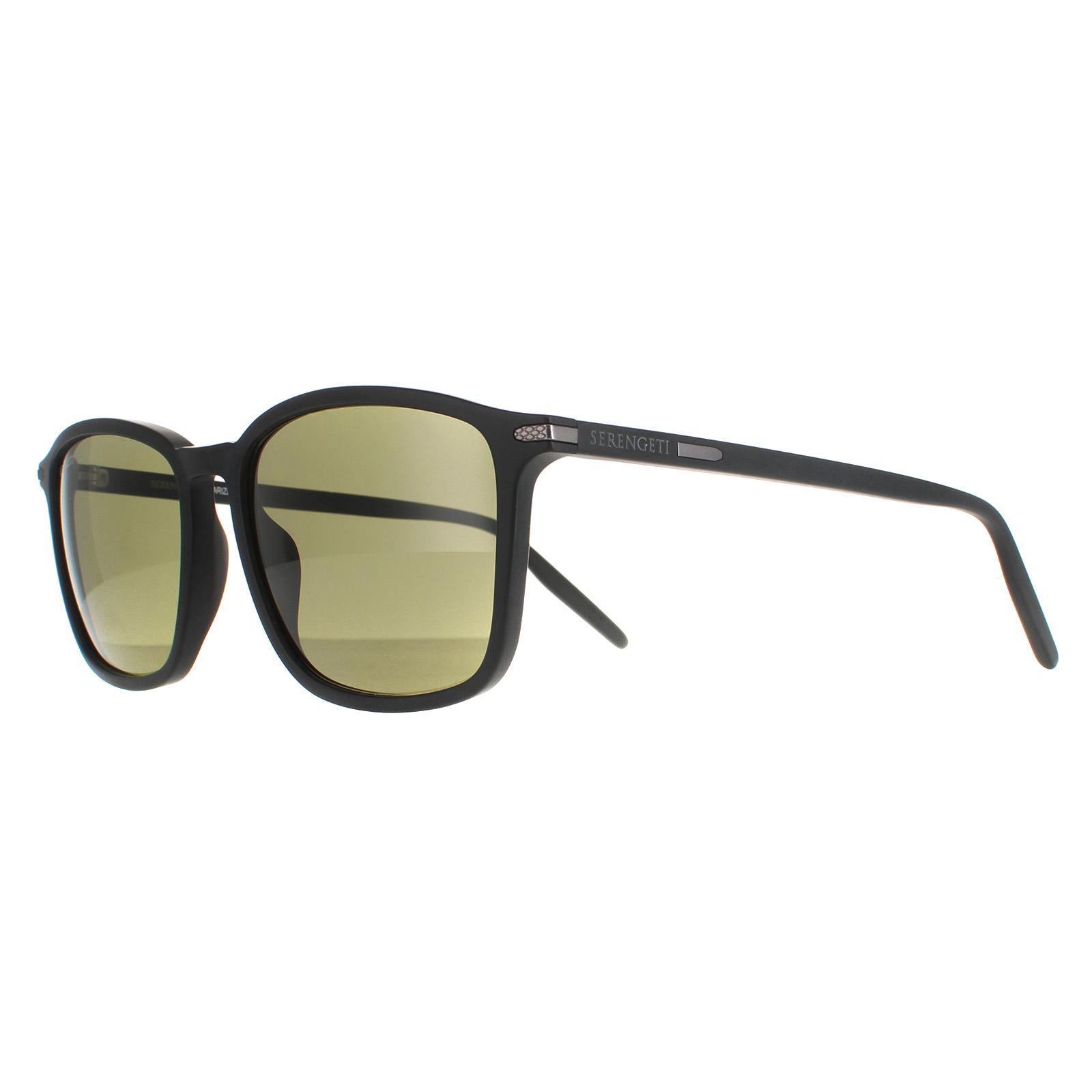 Serengeti Lenwood Mens Black Sunglasses