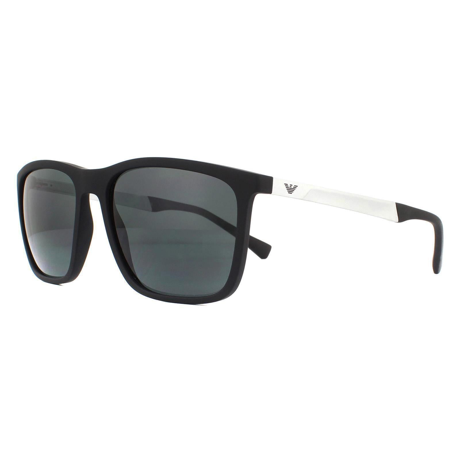 Emporio Armani EA4150 Mens Black Sunglasses