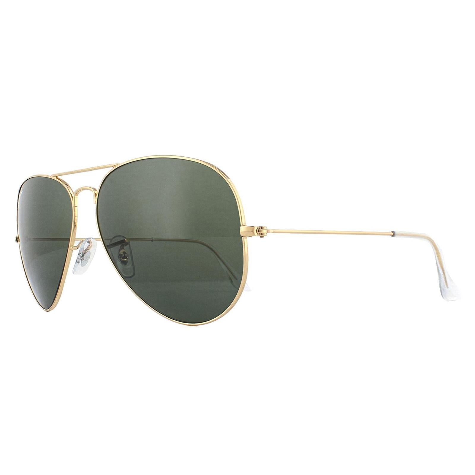 Ray-Ban Large Aviator 3026 Unisex Gold Sunglasses