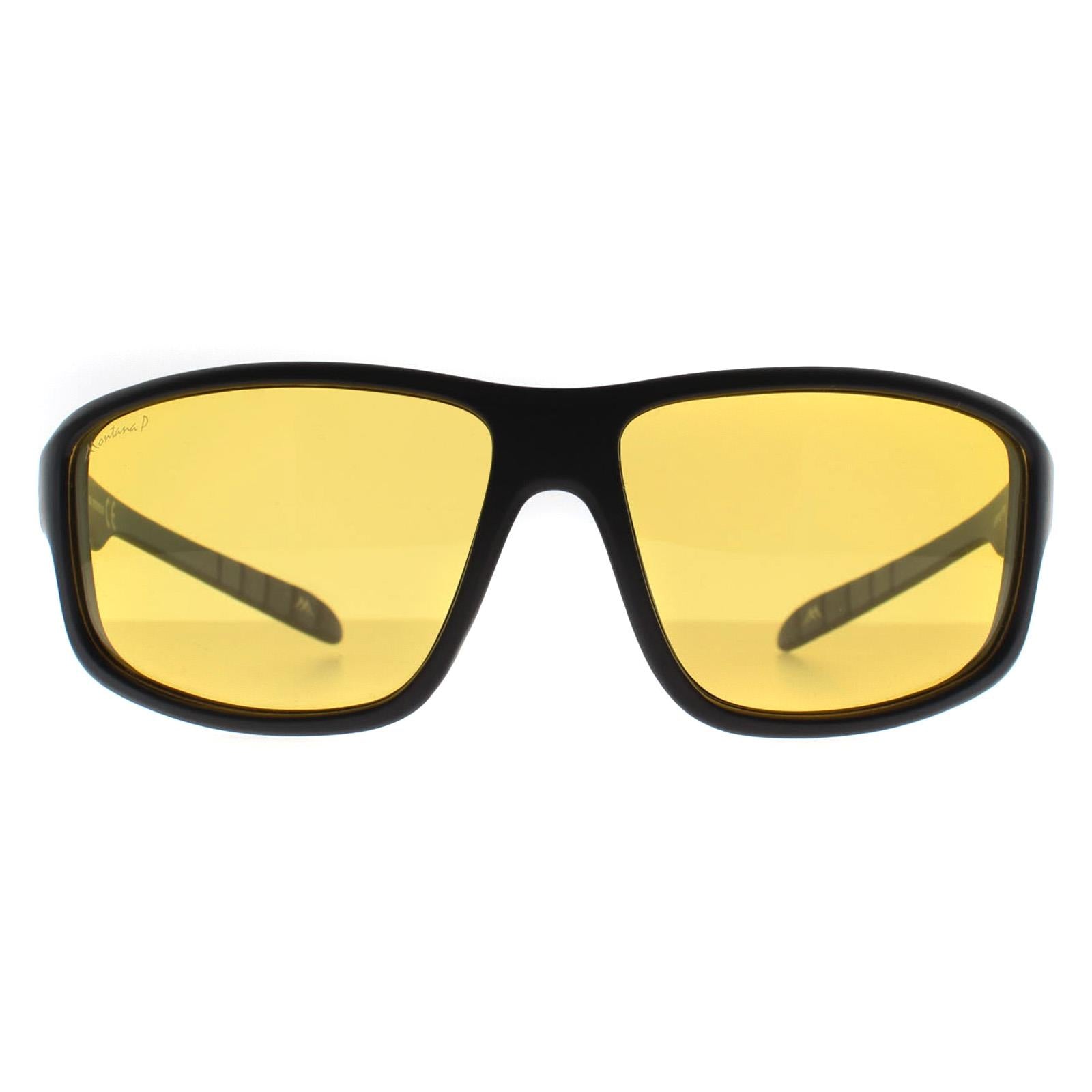 Montana SP313 Unisex Black Sunglasses