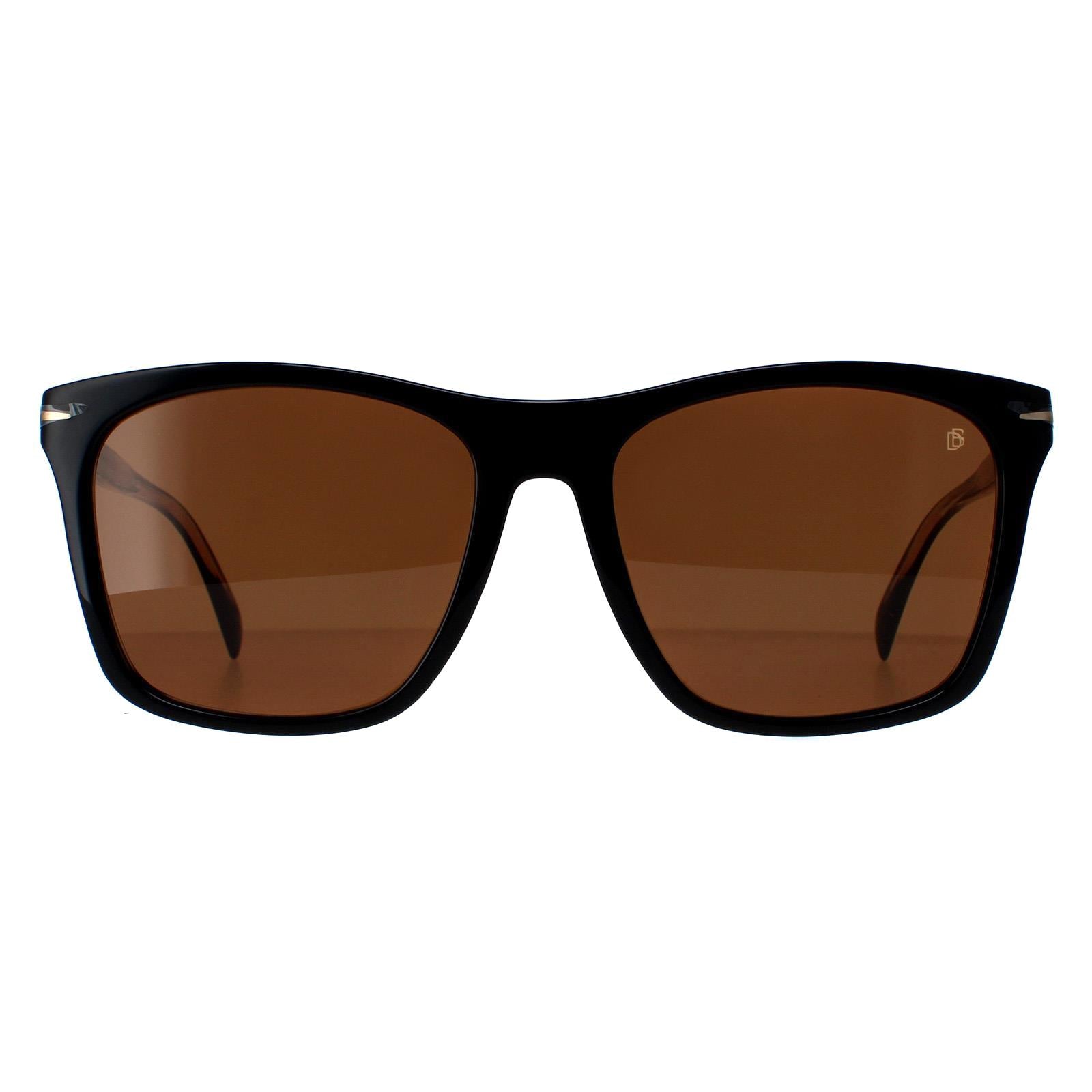 David Beckham DB1054/F/S Mens Black Sunglasses