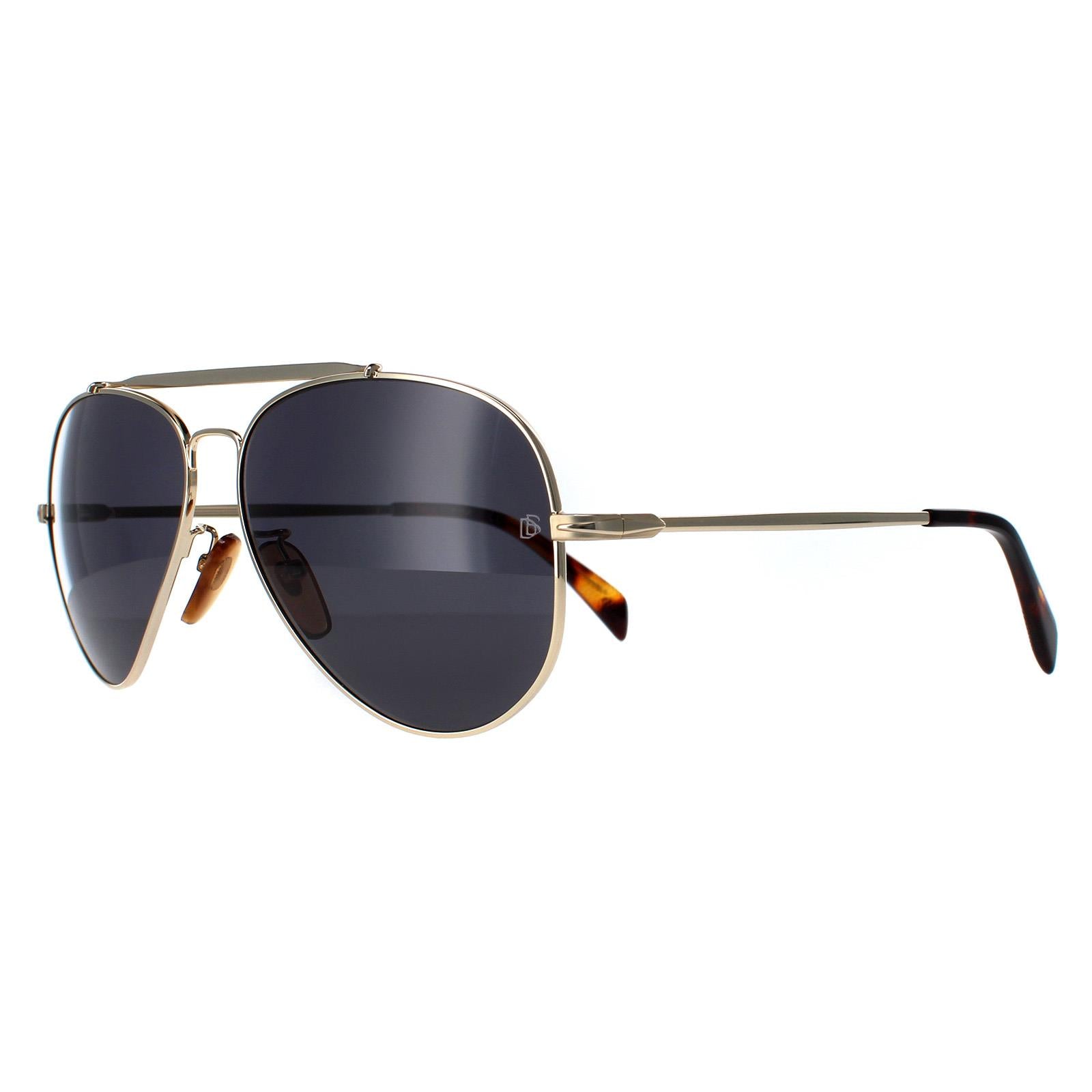 David Beckham DB1004/S Mens Gold Sunglasses