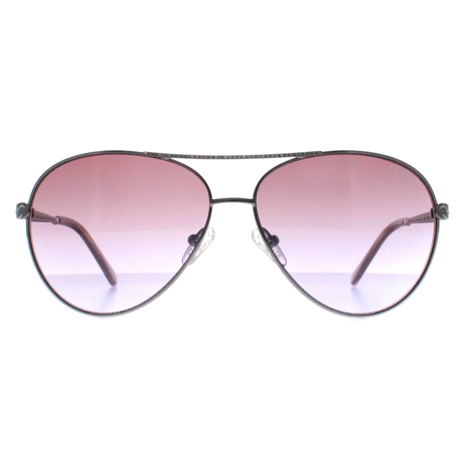 Guess GU7470-S Womens Silver Sunglasses