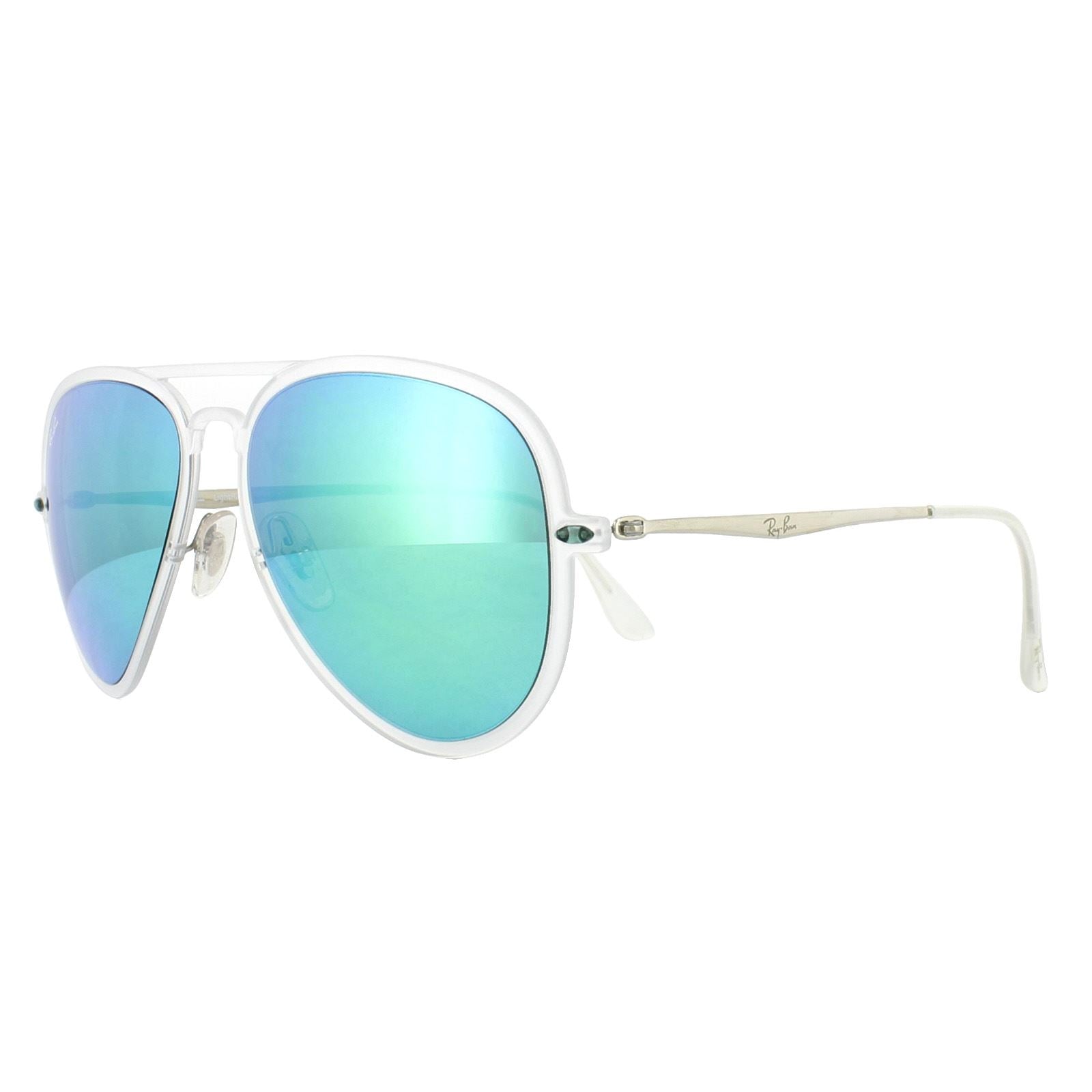 Ray-Ban Aviator Light Ray II 4211 Unisex White Sunglasses