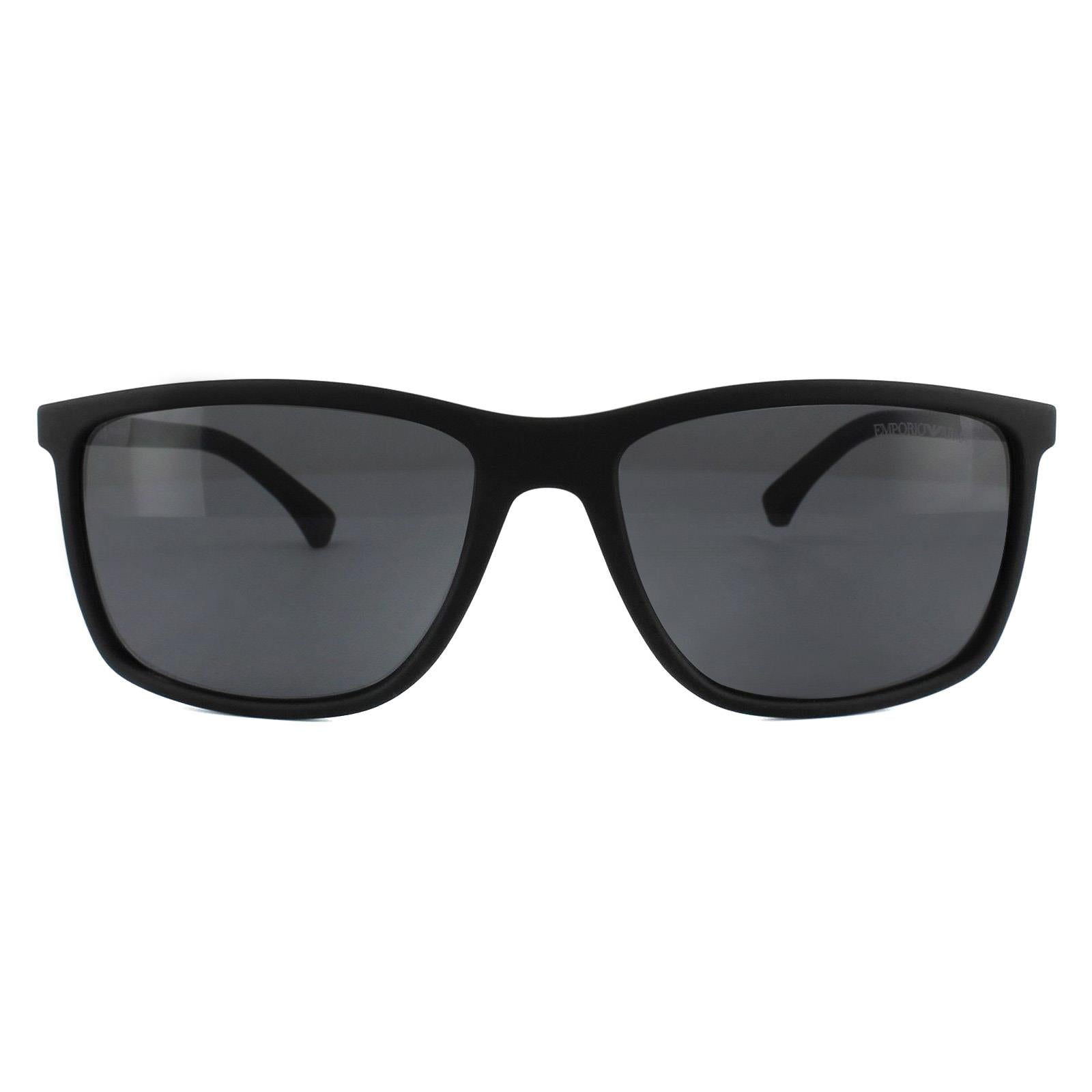 Emporio Armani 4058 Mens Black Sunglasses