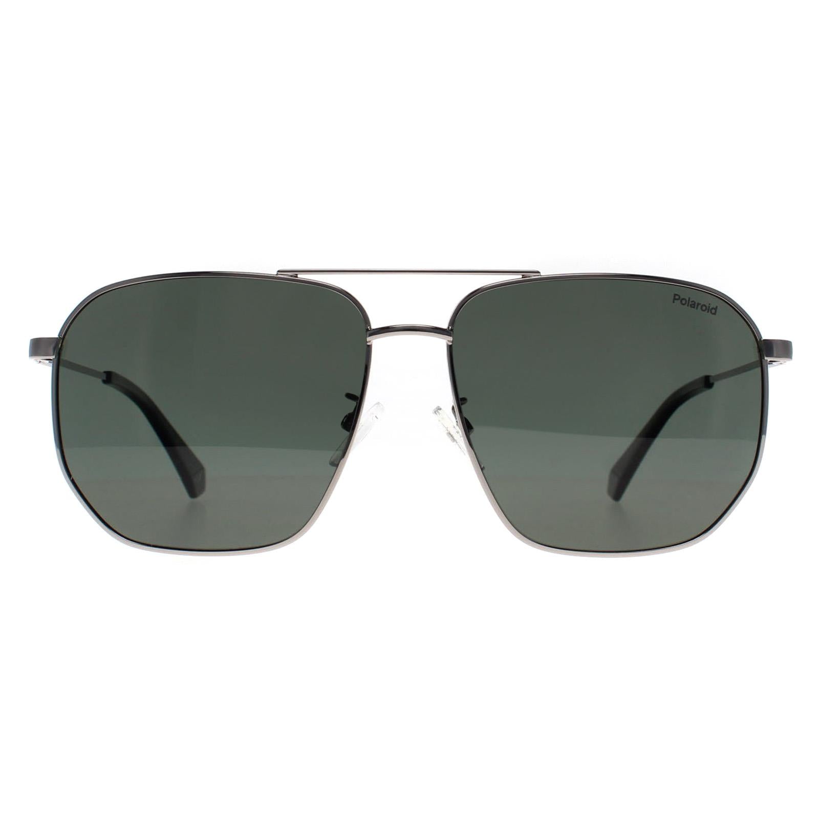 Polaroid PLD 4141/G/S/X Unisex Gray Sunglasses