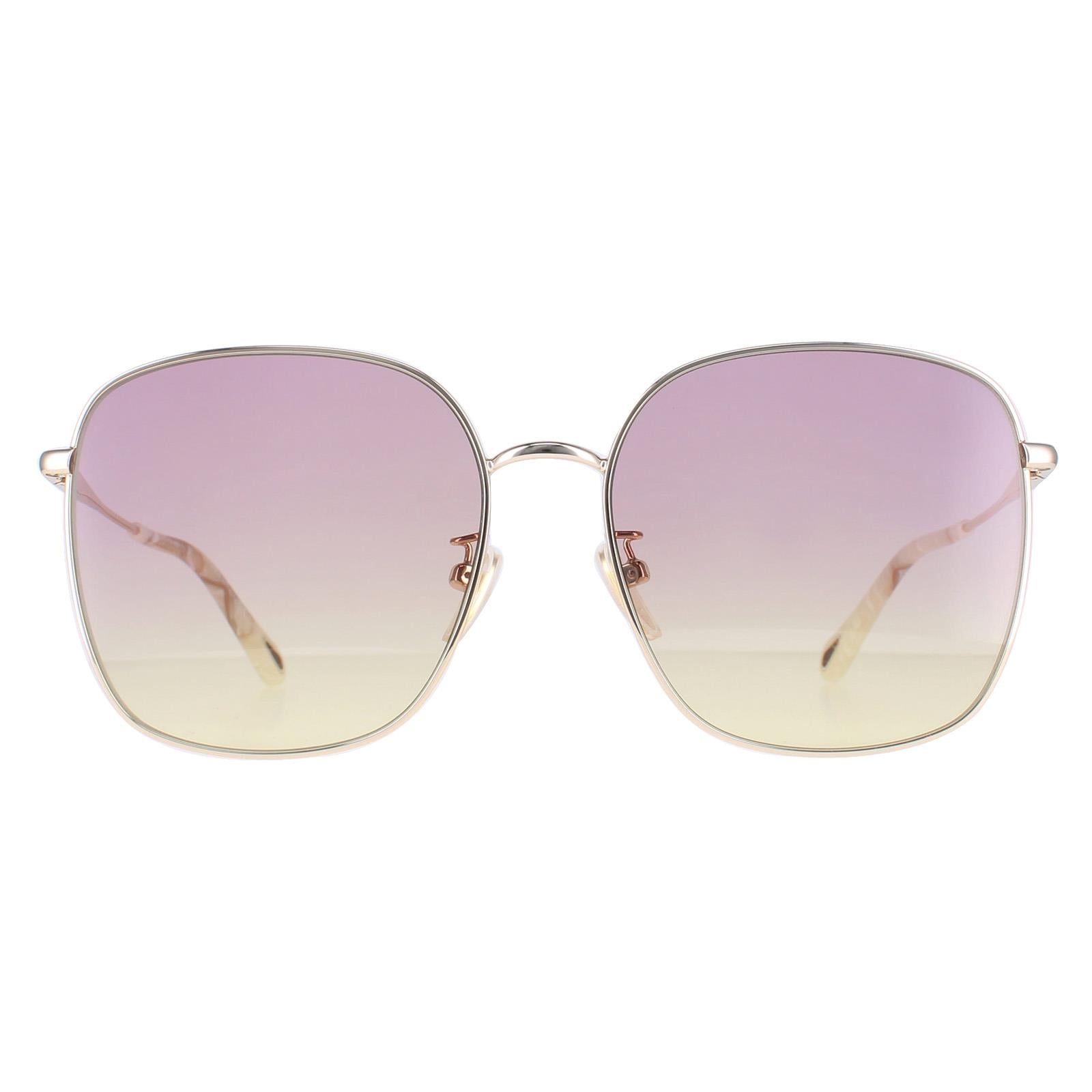 Chloe CH0076SK Womens Gold Sunglasses