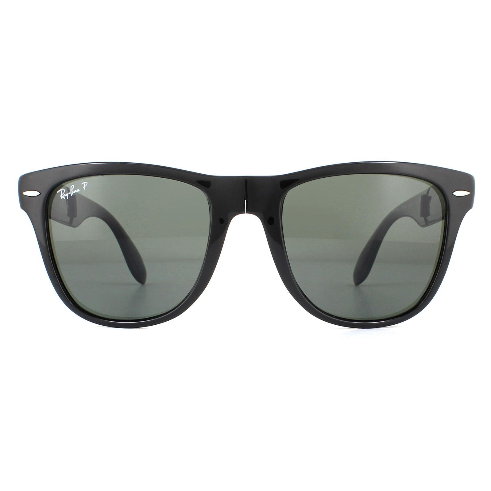 Ray-Ban Folding Wayfarer 4105  Black Sunglasses