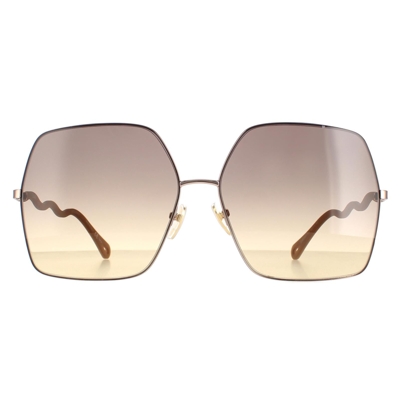 Chloe CH0054S Womens Beige Sunglasses