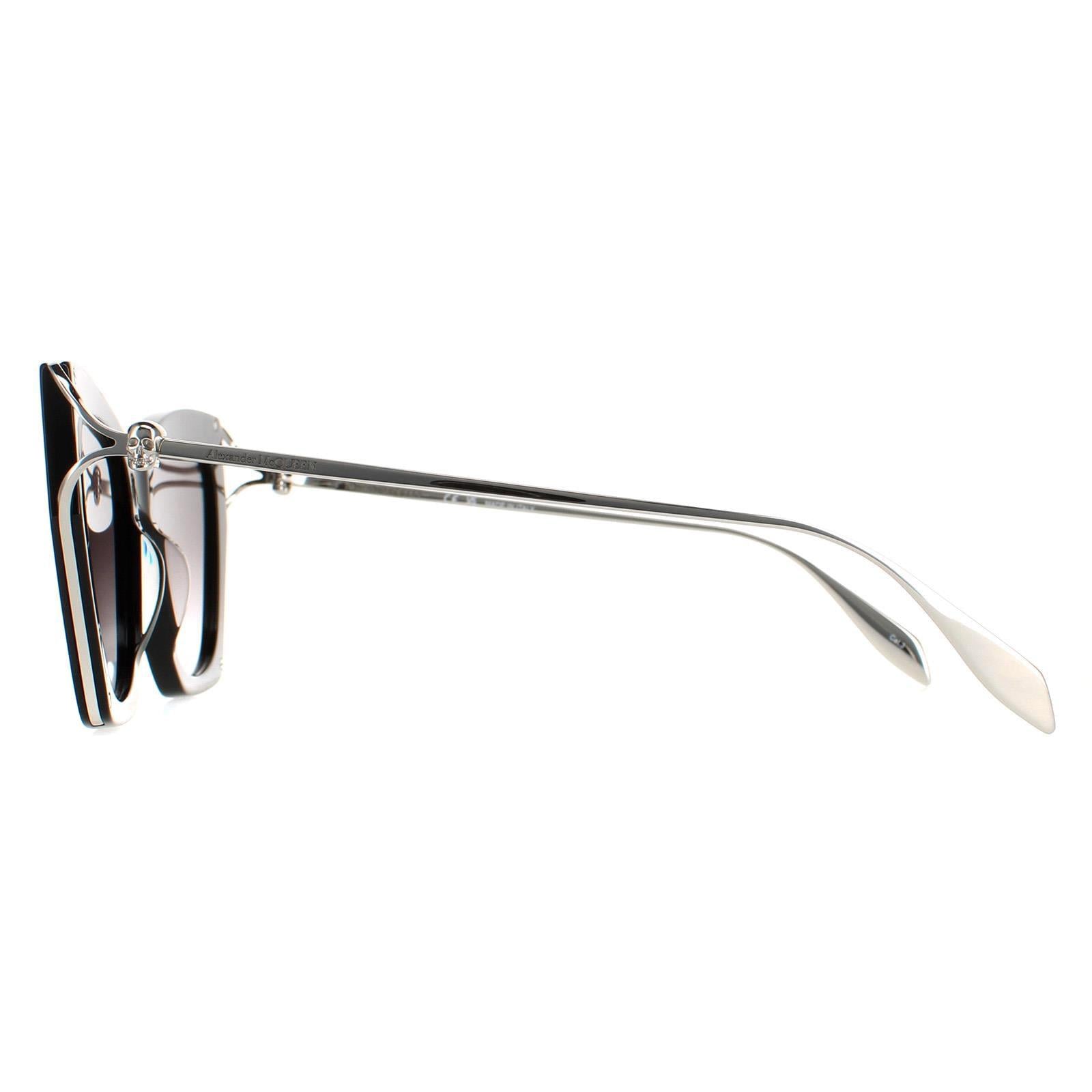 Alexander McQueen AM0375S Womens Black Sunglasses