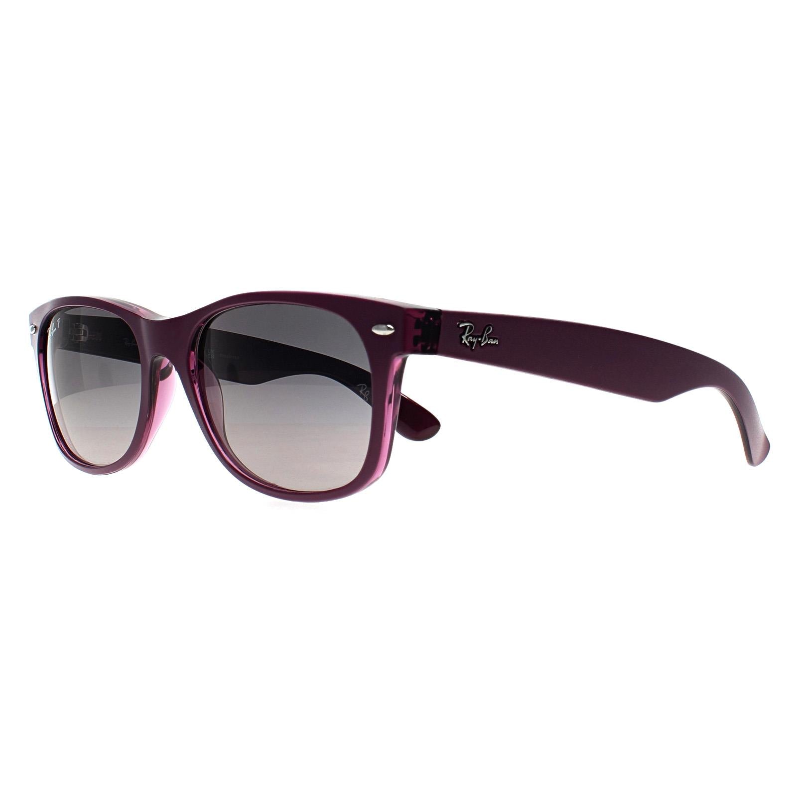 Ray-Ban New Wayfarer 2132 Unisex Purple Sunglasses