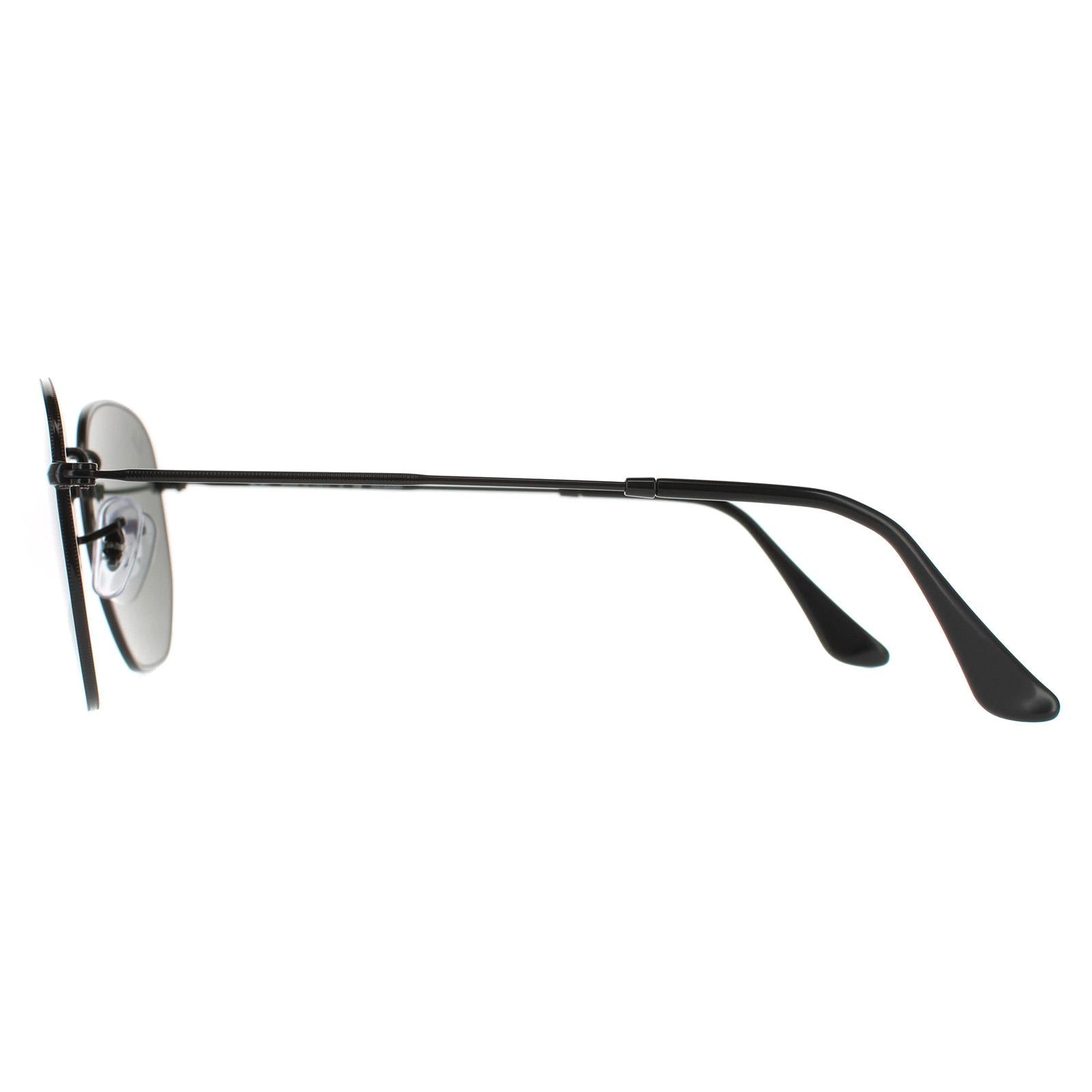 Ray-Ban Hexagonal RB3548N Unisex Black Sunglasses