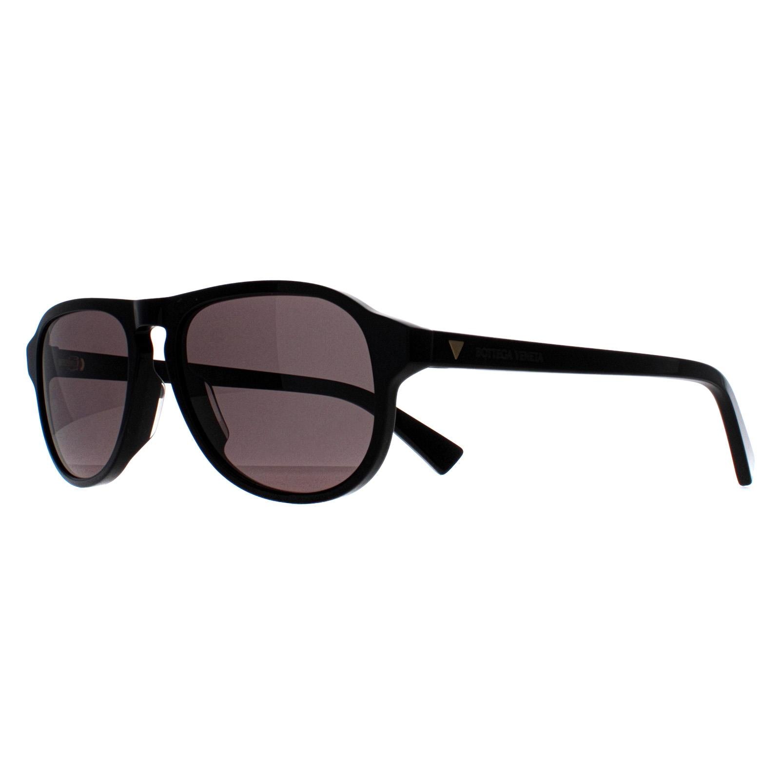 Bottega Veneta BV1292S Unisex Black Sunglasses