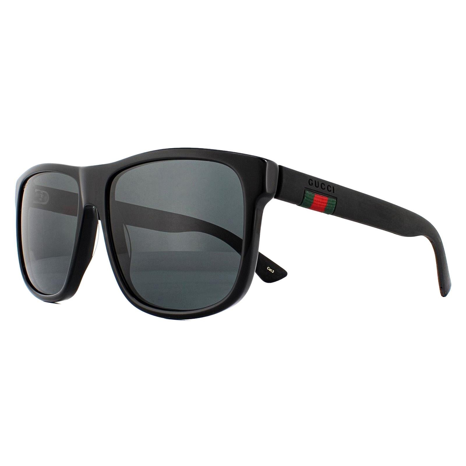 Gucci GG0010S Mens Black Sunglasses