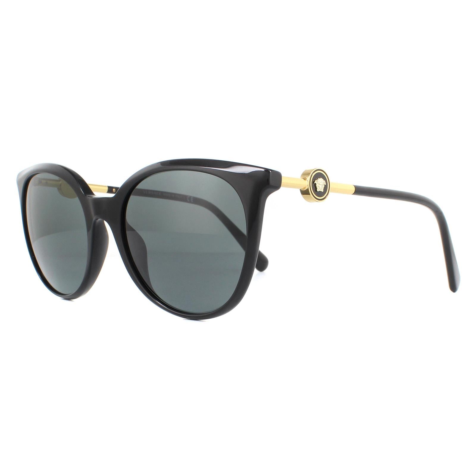 Versace VE4404 Womens Black Sunglasses