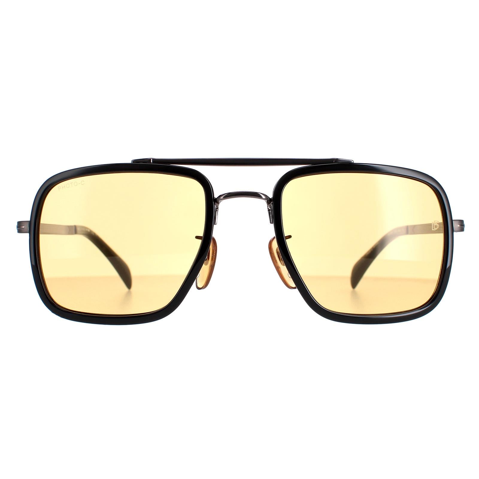 David Beckham DB7002/S Mens Black Sunglasses