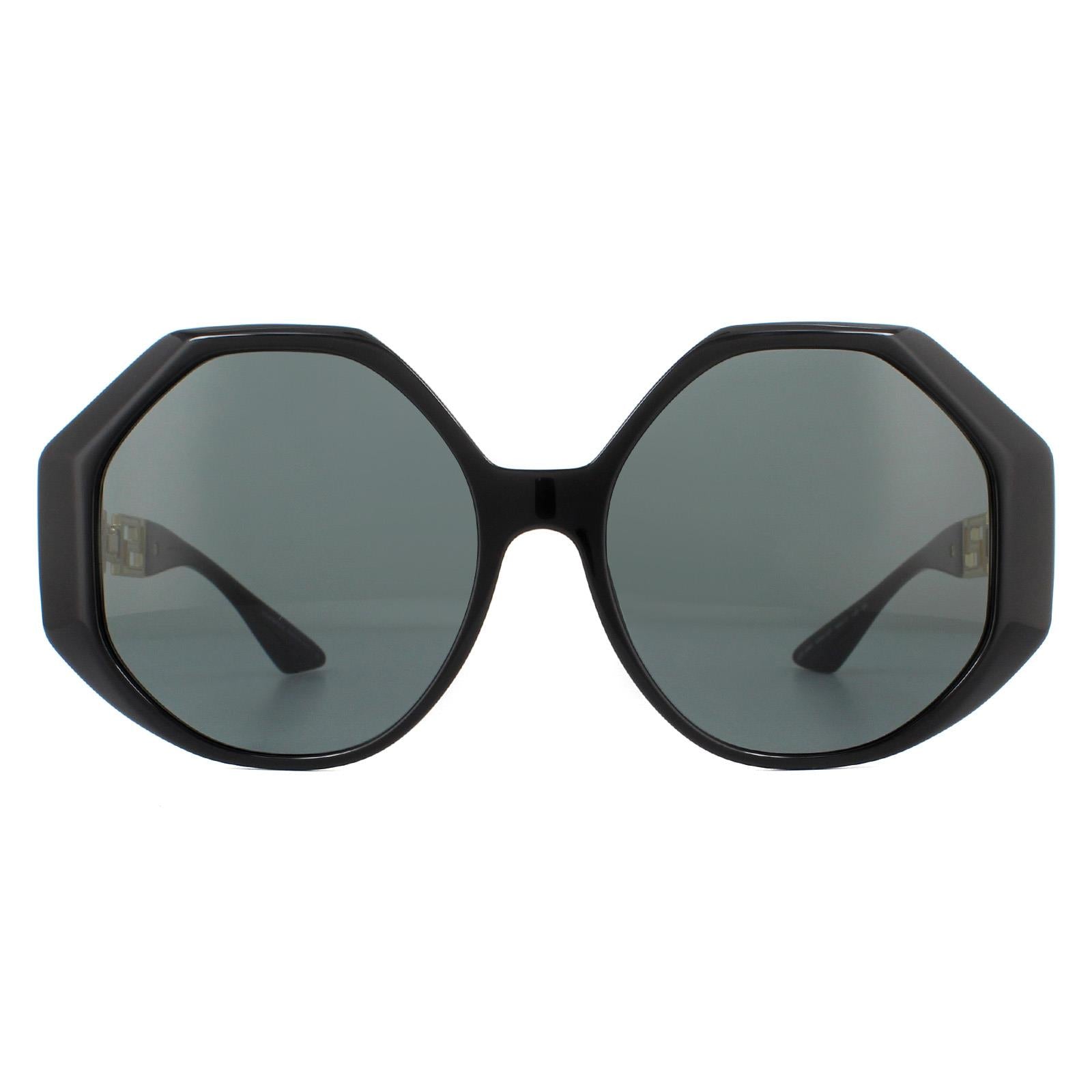 Versace VE4395 Womens Black Sunglasses